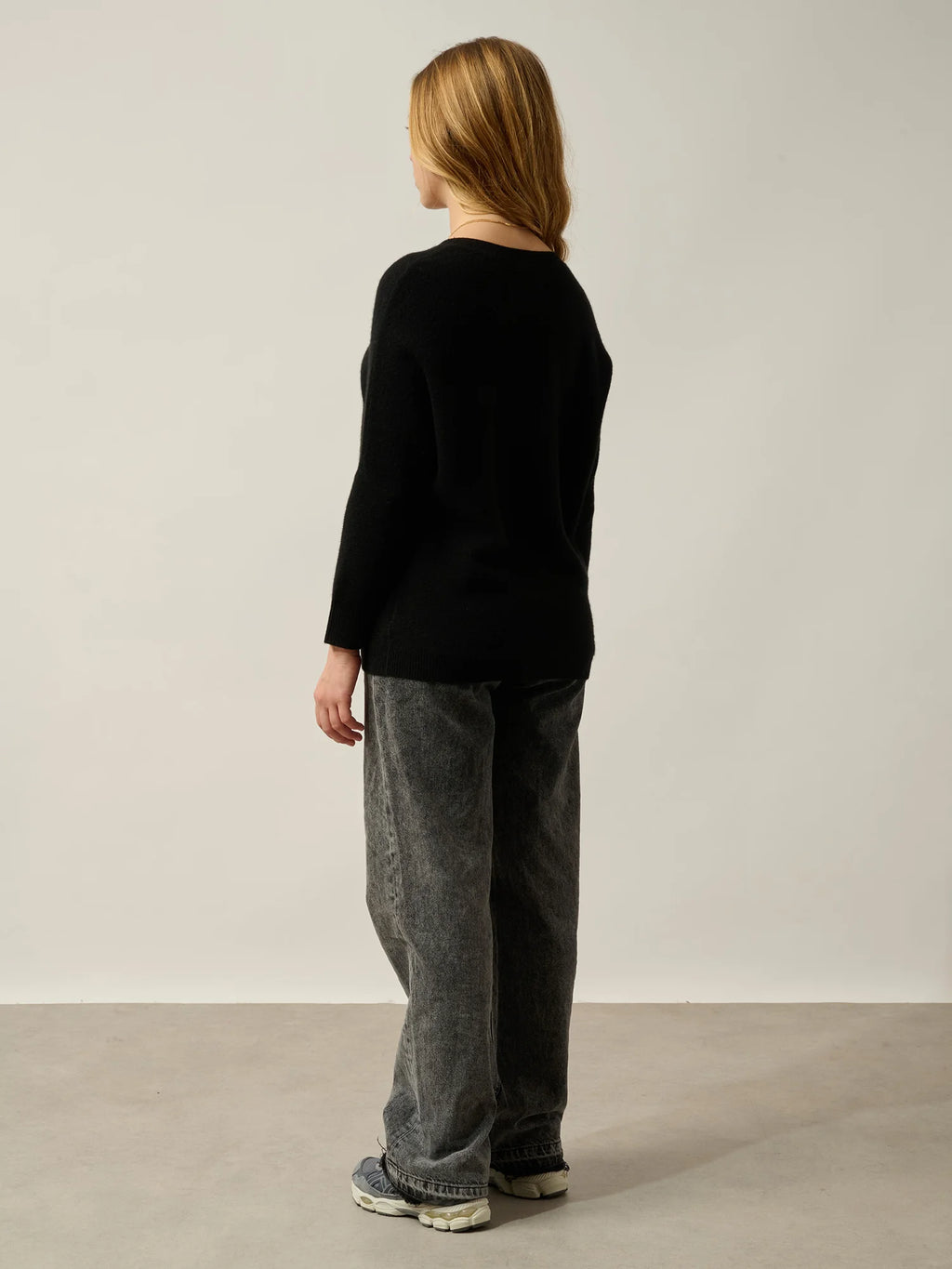 SIGRID Pullover Round Neck Black
