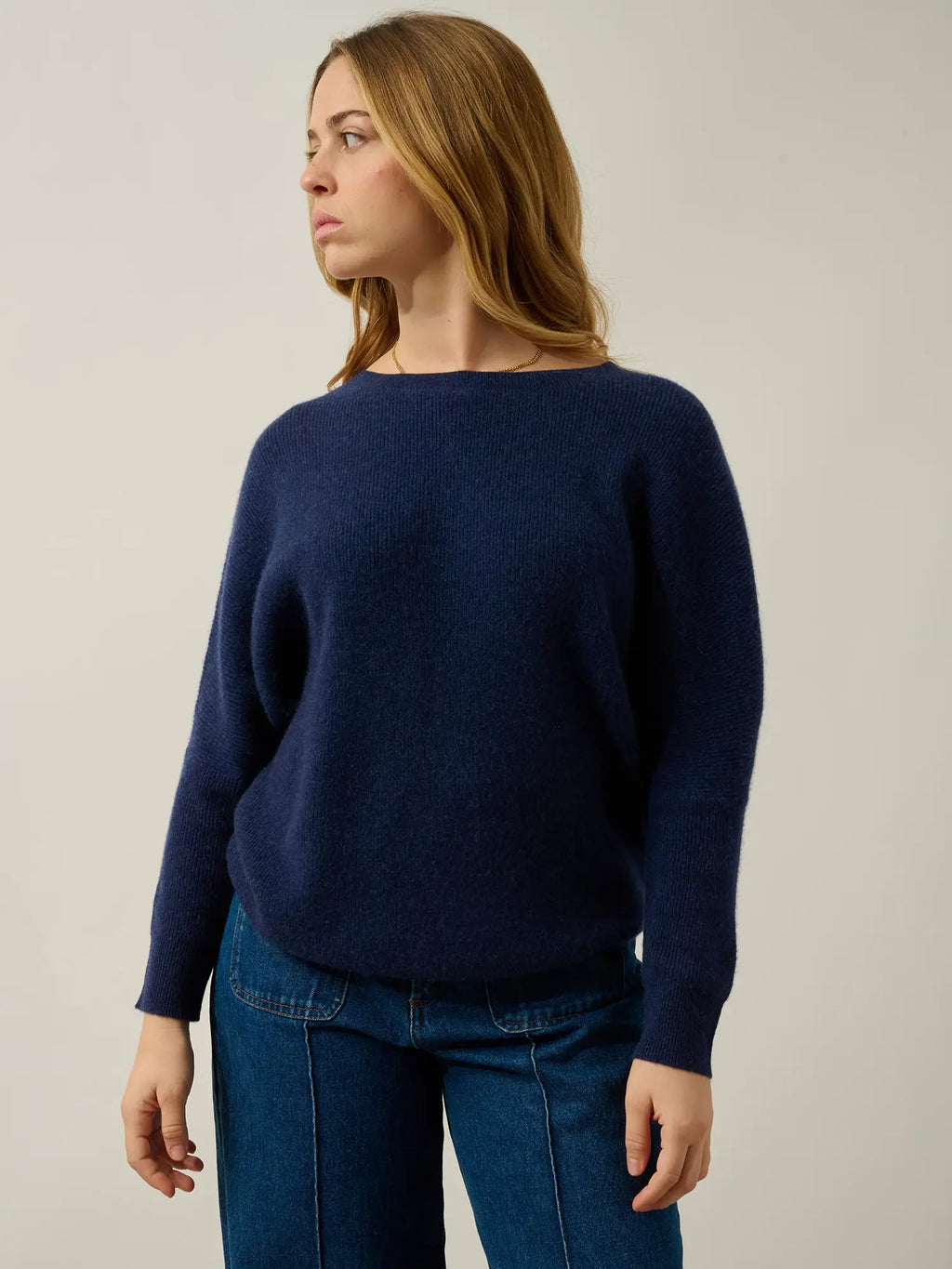 KARIN sandales en cuir bleu nuit