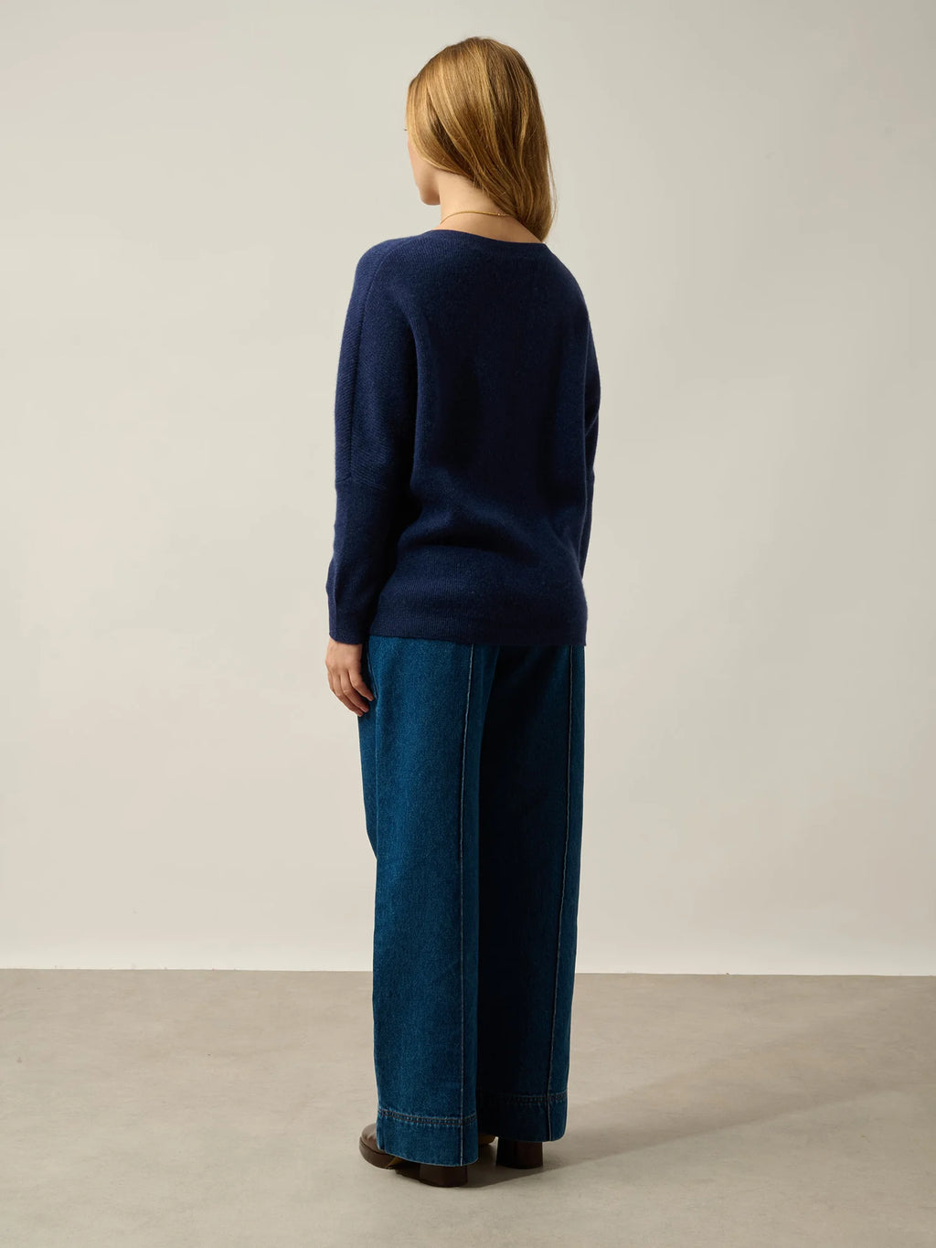 KARIN sandales en cuir bleu nuit