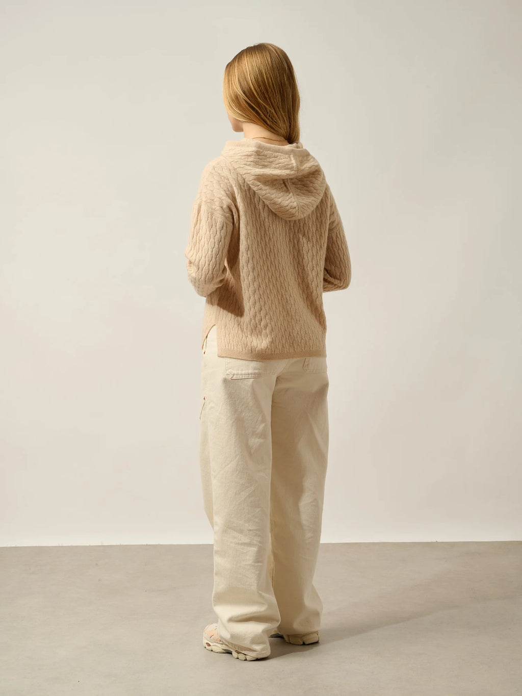 GINA Pullover mit Kapuze Sand