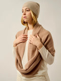 ANDREA Sandalen aus Leder camel hell meliert