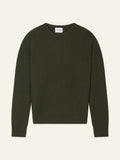 ERIC Pullover Rundhalsausschnitt 4-fädig Khaki
