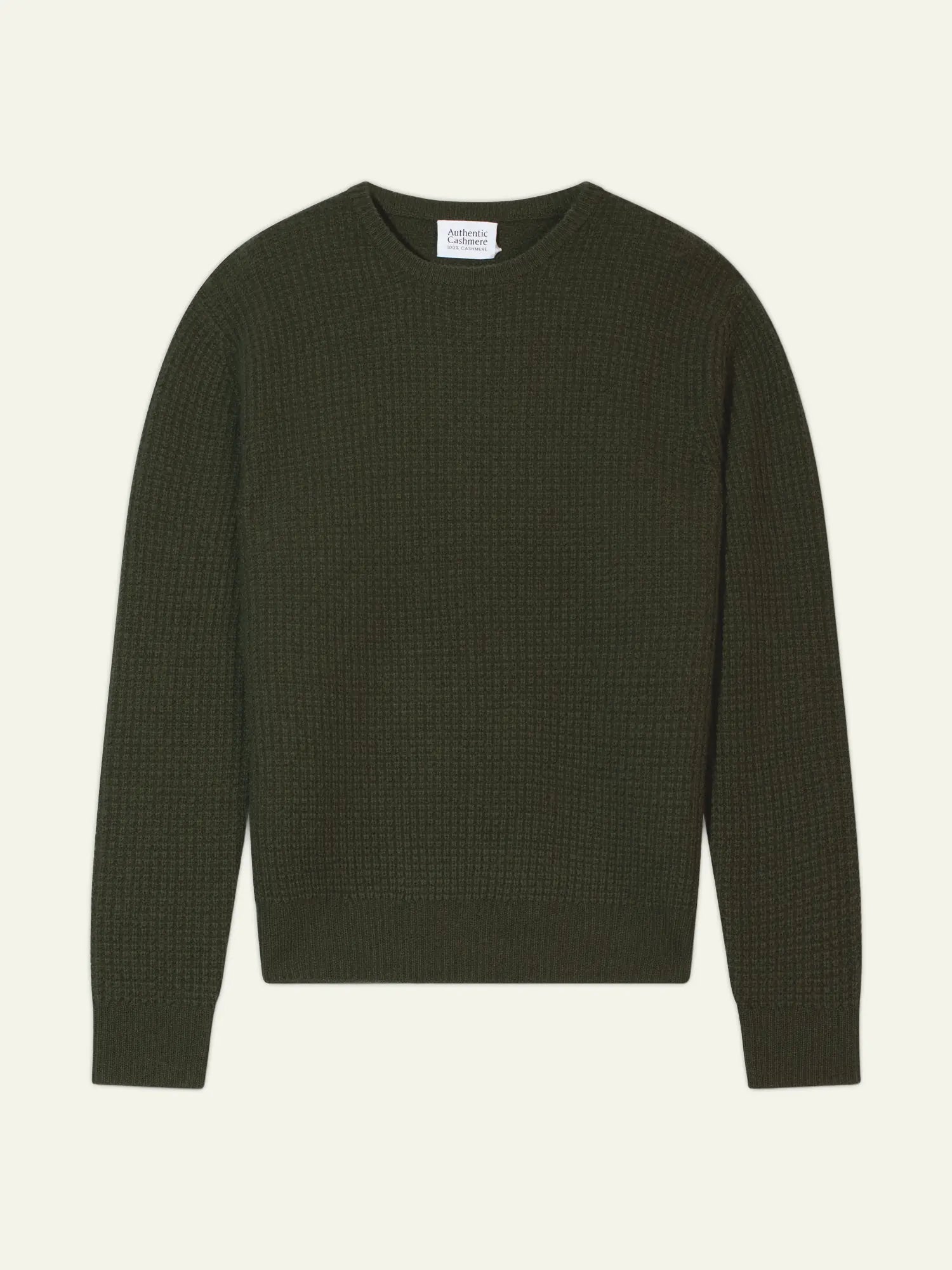 ERIC Pullover Rundhalsausschnitt 4-fädig Khaki