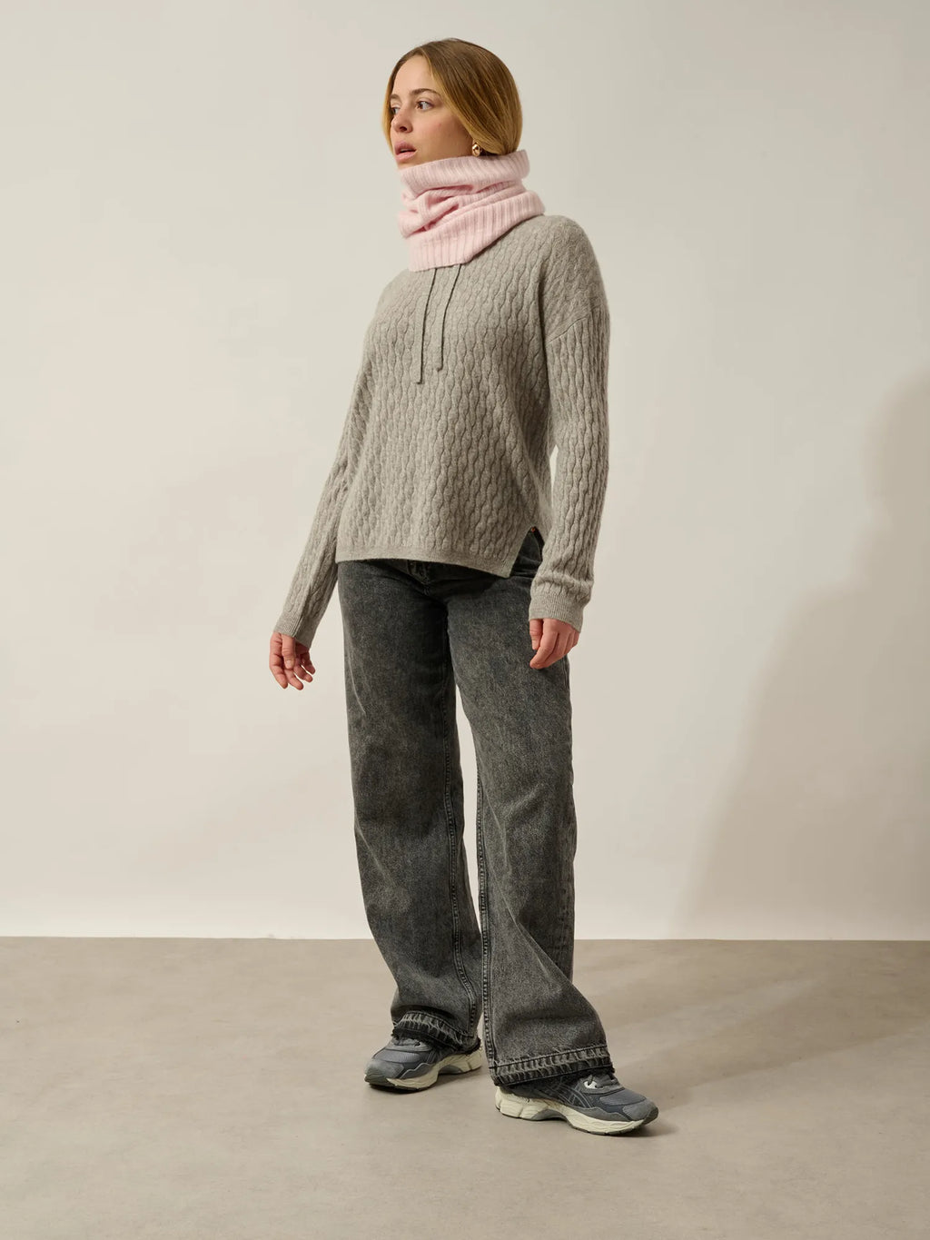 FLORIAN Sandalen aus Leder puderrosa