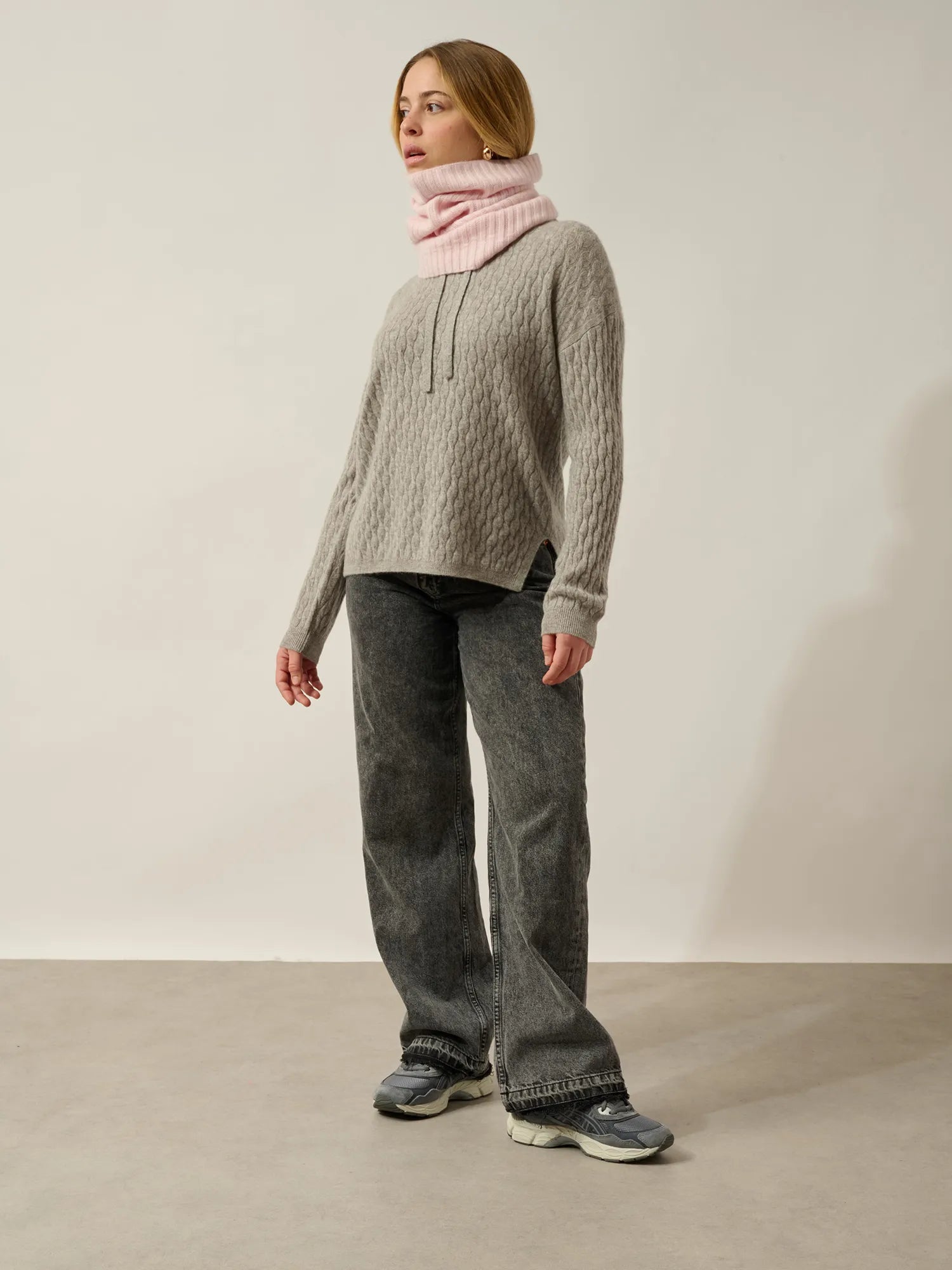 FLORIAN Sandalen aus Leder puderrosa