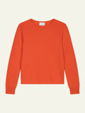 AURYON Pullover U-Boot-Ausschnitt Orange