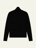 SYLVEN Pullover Rollkragen Schwarz