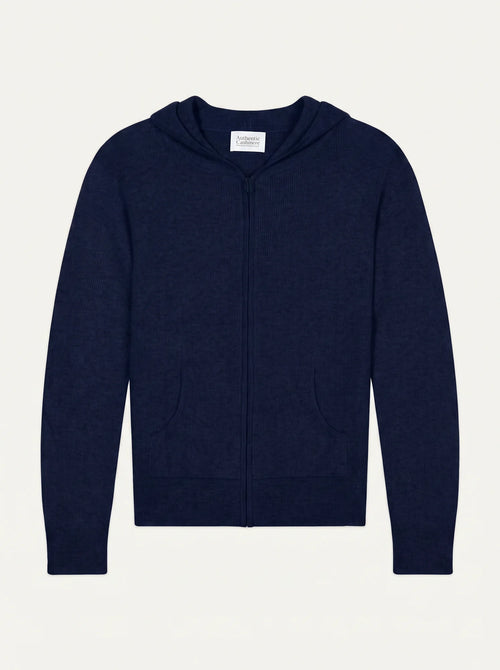 ARVION Gilet Zippé Capuche Bleu Marine