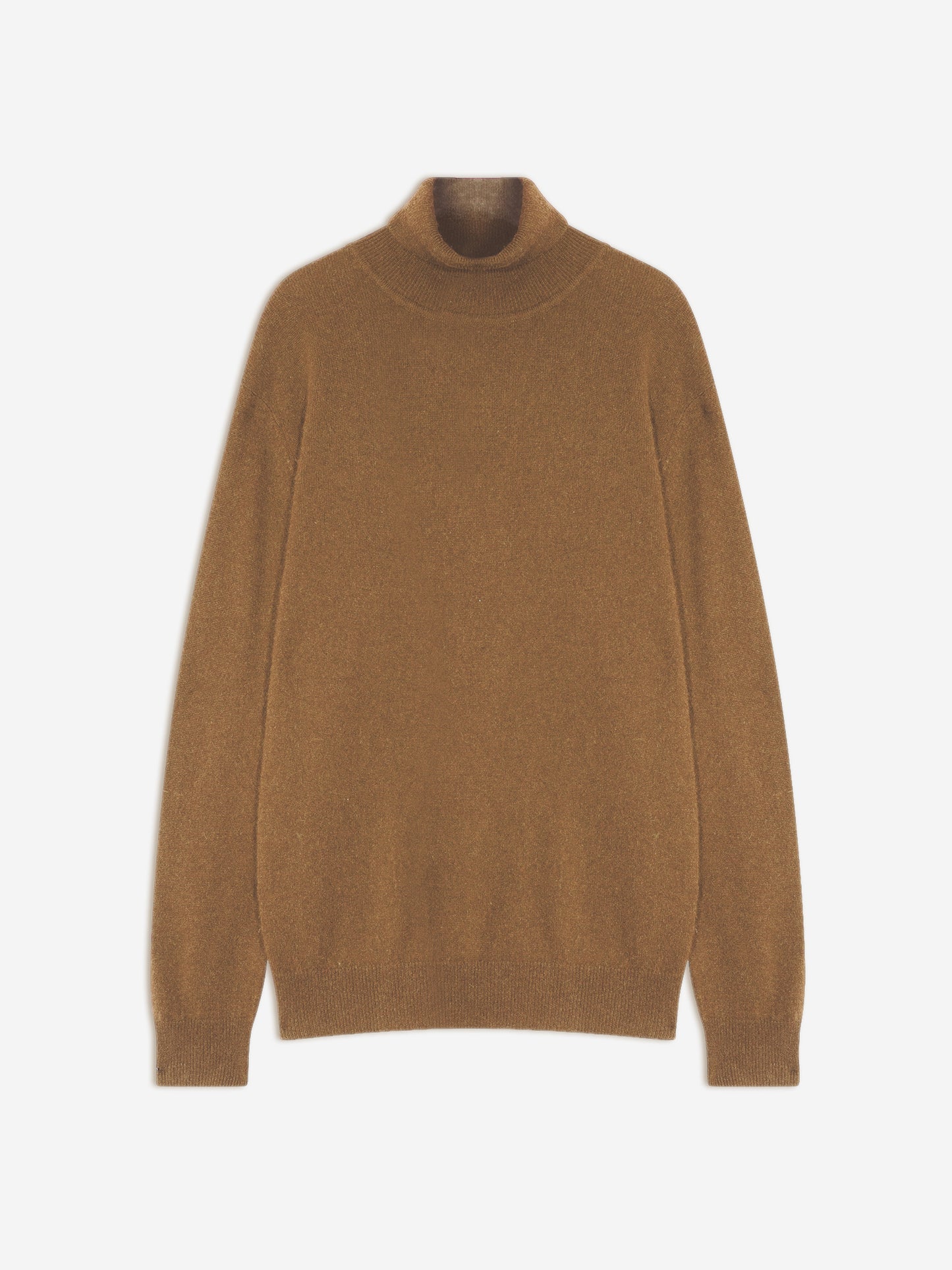 BANGE turtleneck sweater hazelnut 100% cashmere