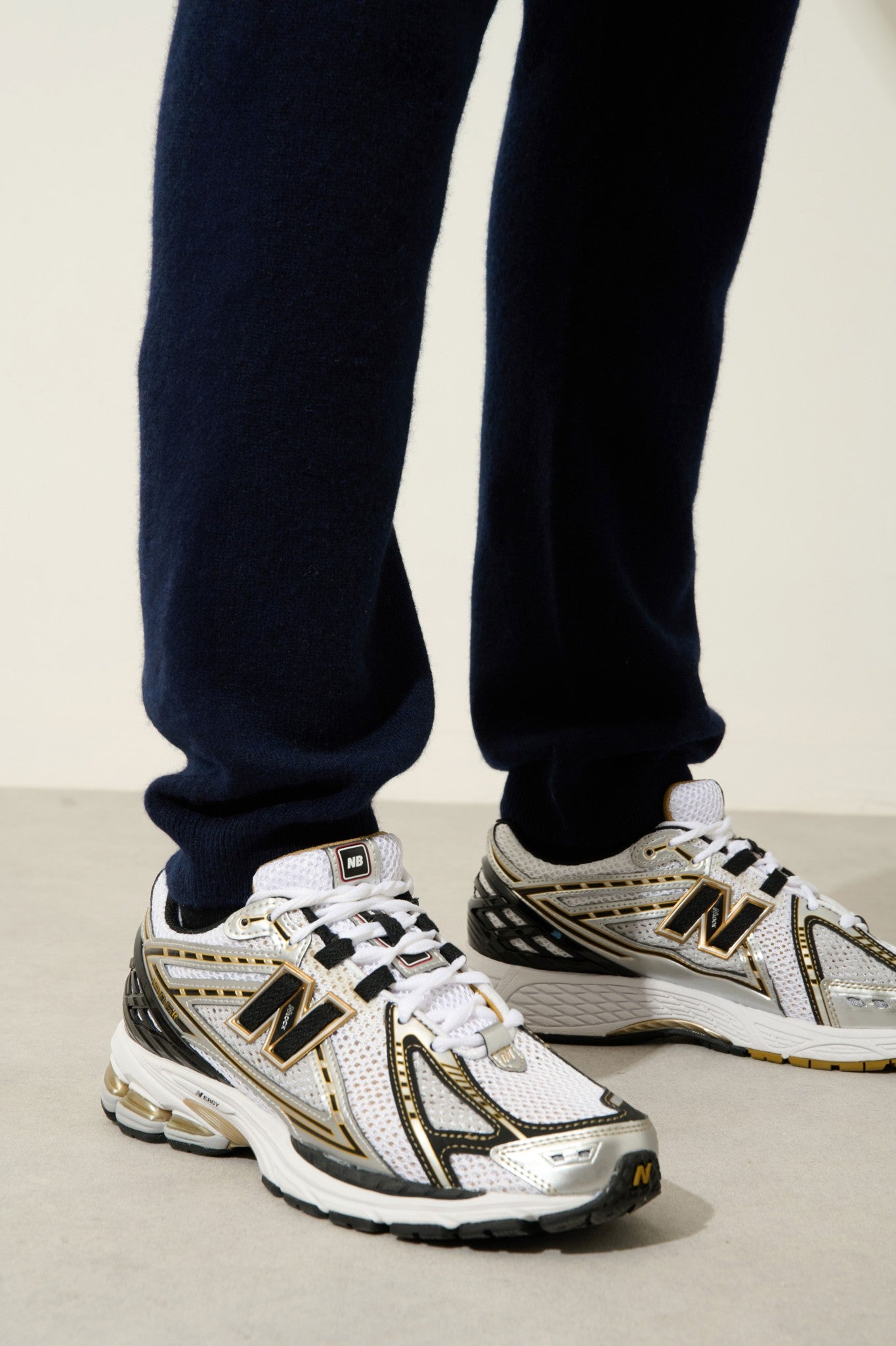 bichet jogging navy 100% cachemire