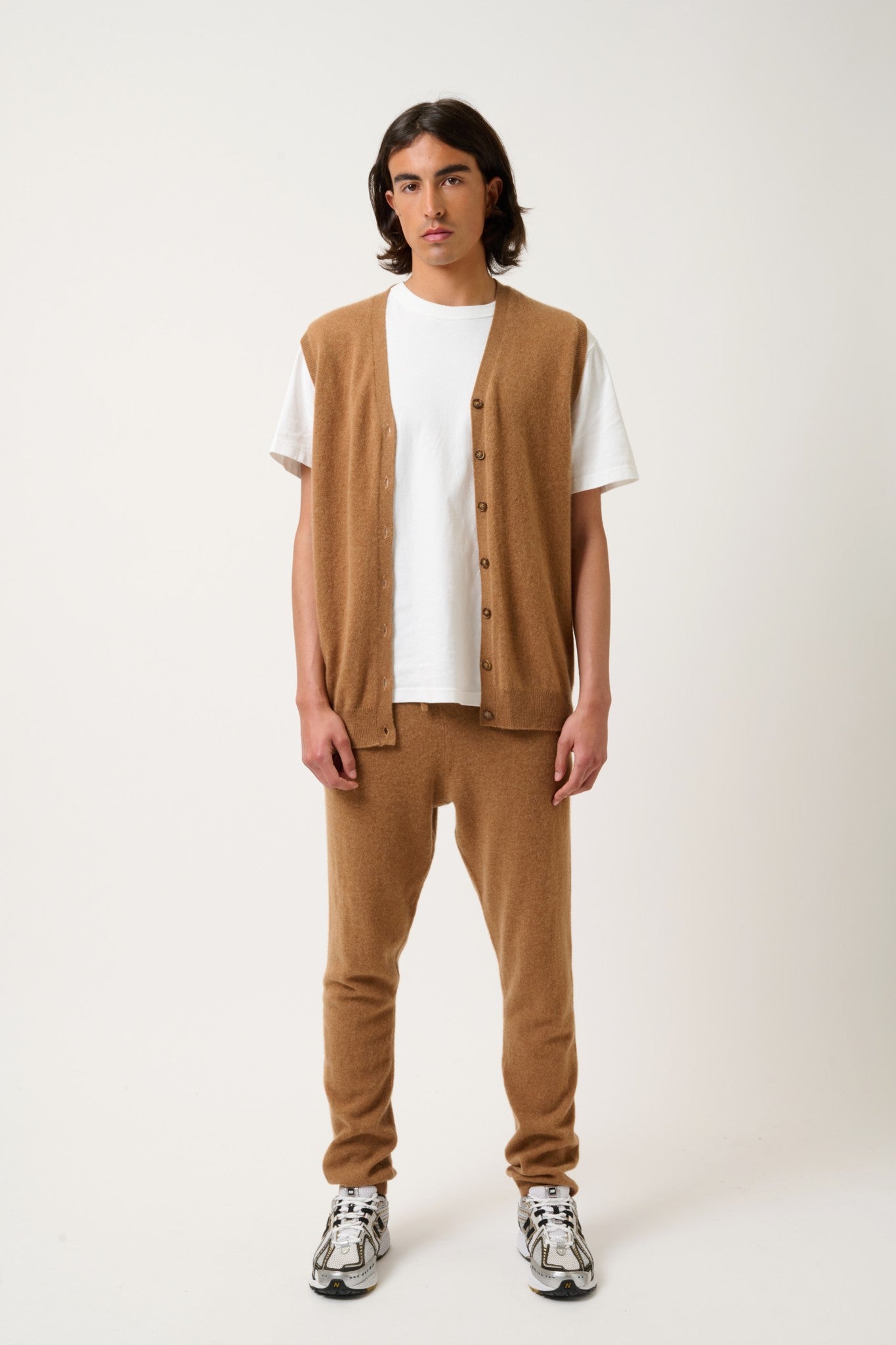 bichet jogging noisette 100% cachemire