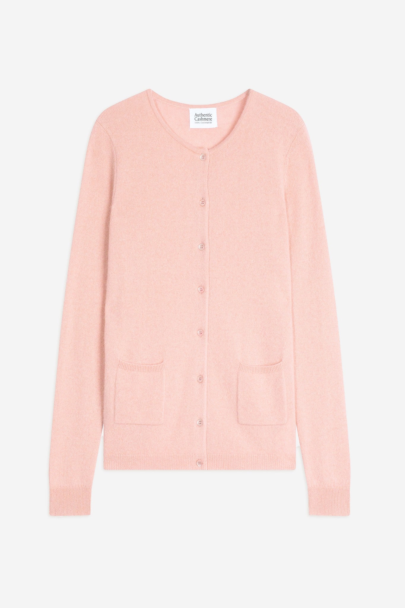 caron cardigan col rond ballerine 100% cachemire