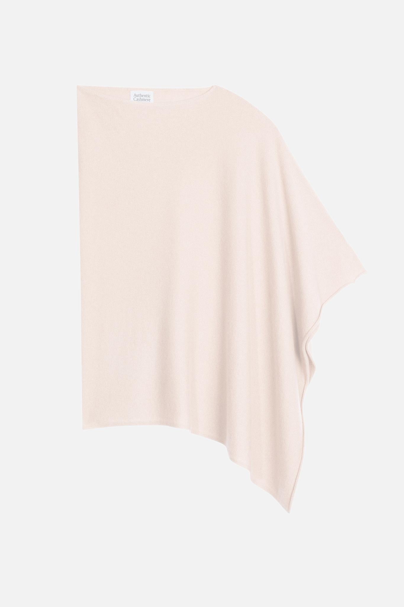 CARRA Elfenbein Poncho 100% Kaschmir