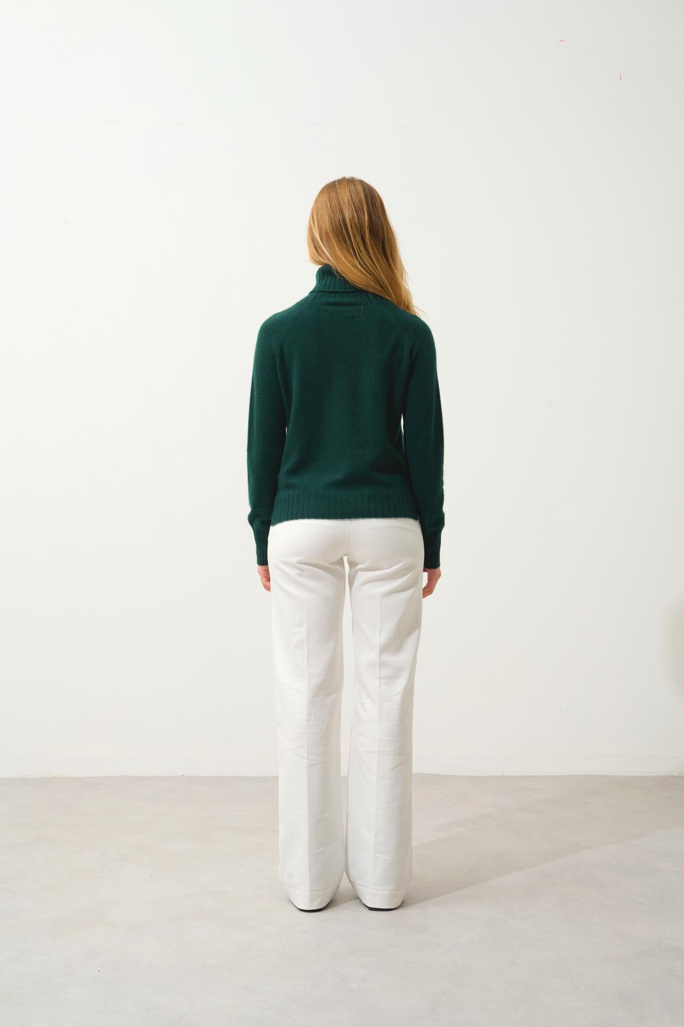 CASSY cypress turtleneck sweater 100% cashmere