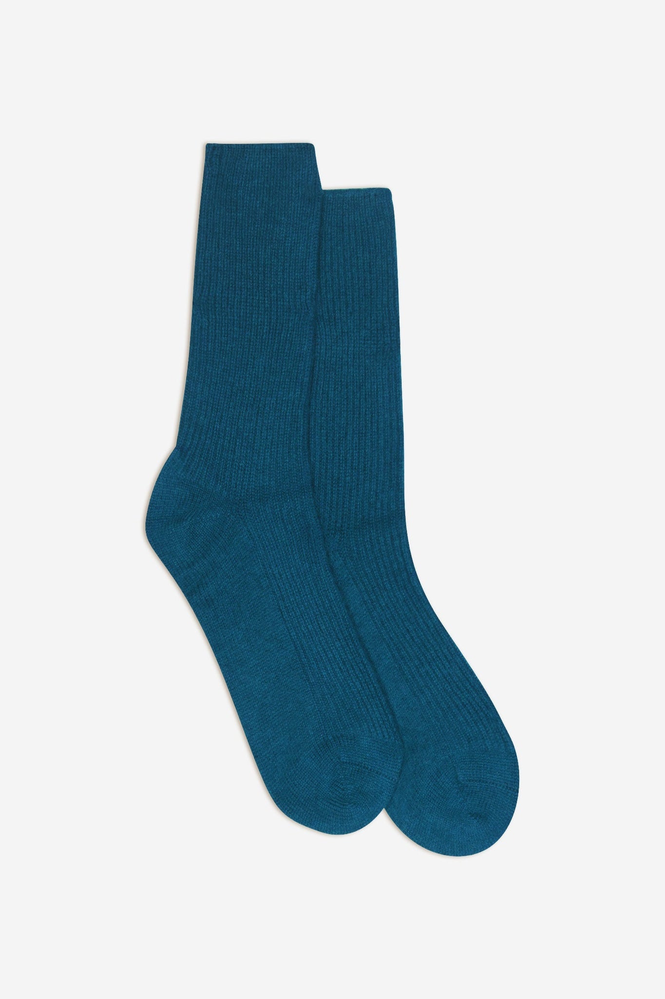 CHEWILA chaussettes 4 fils paon 100% cachemire