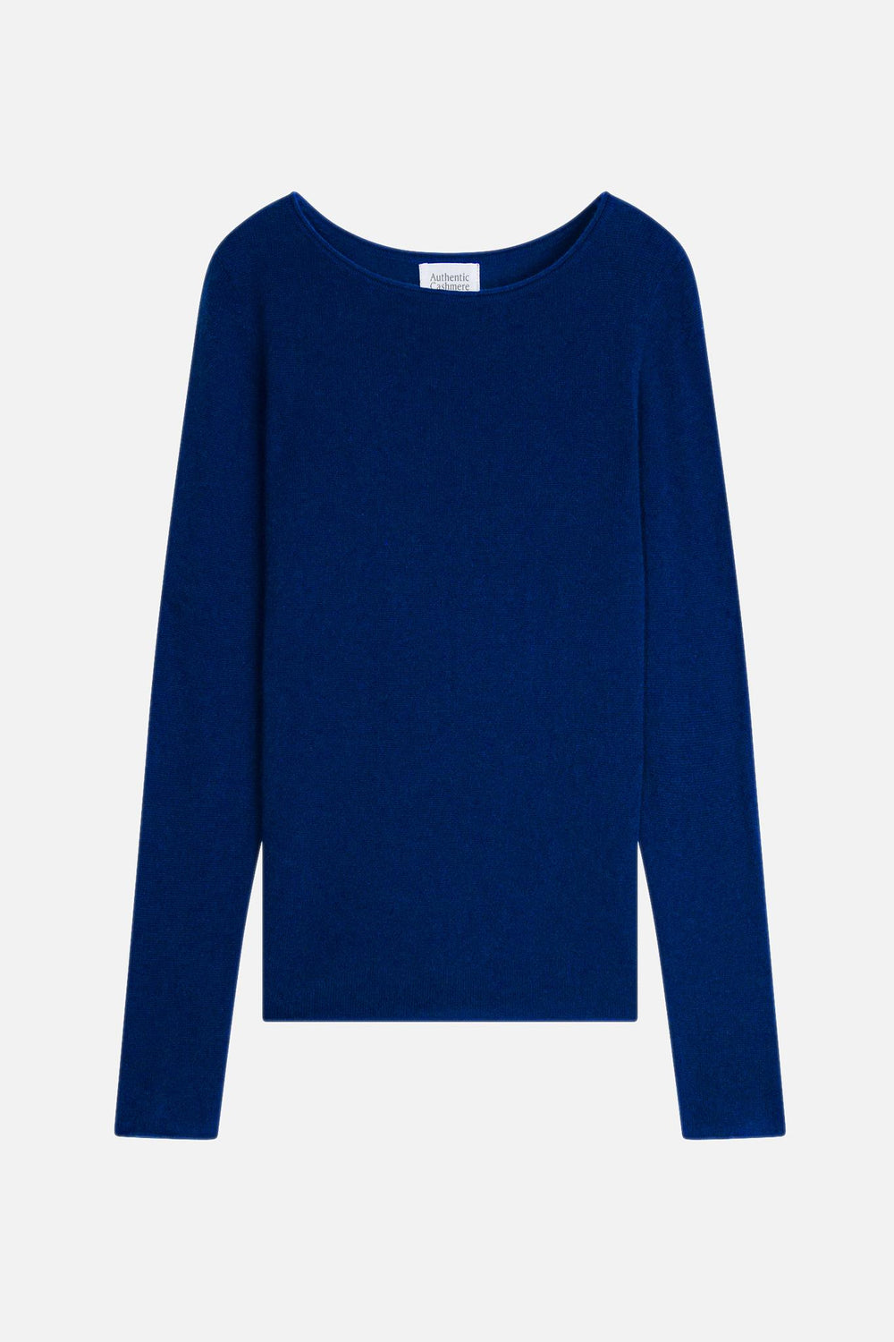 CRIOU ultramarine boat-neck sweater 100% cashmere