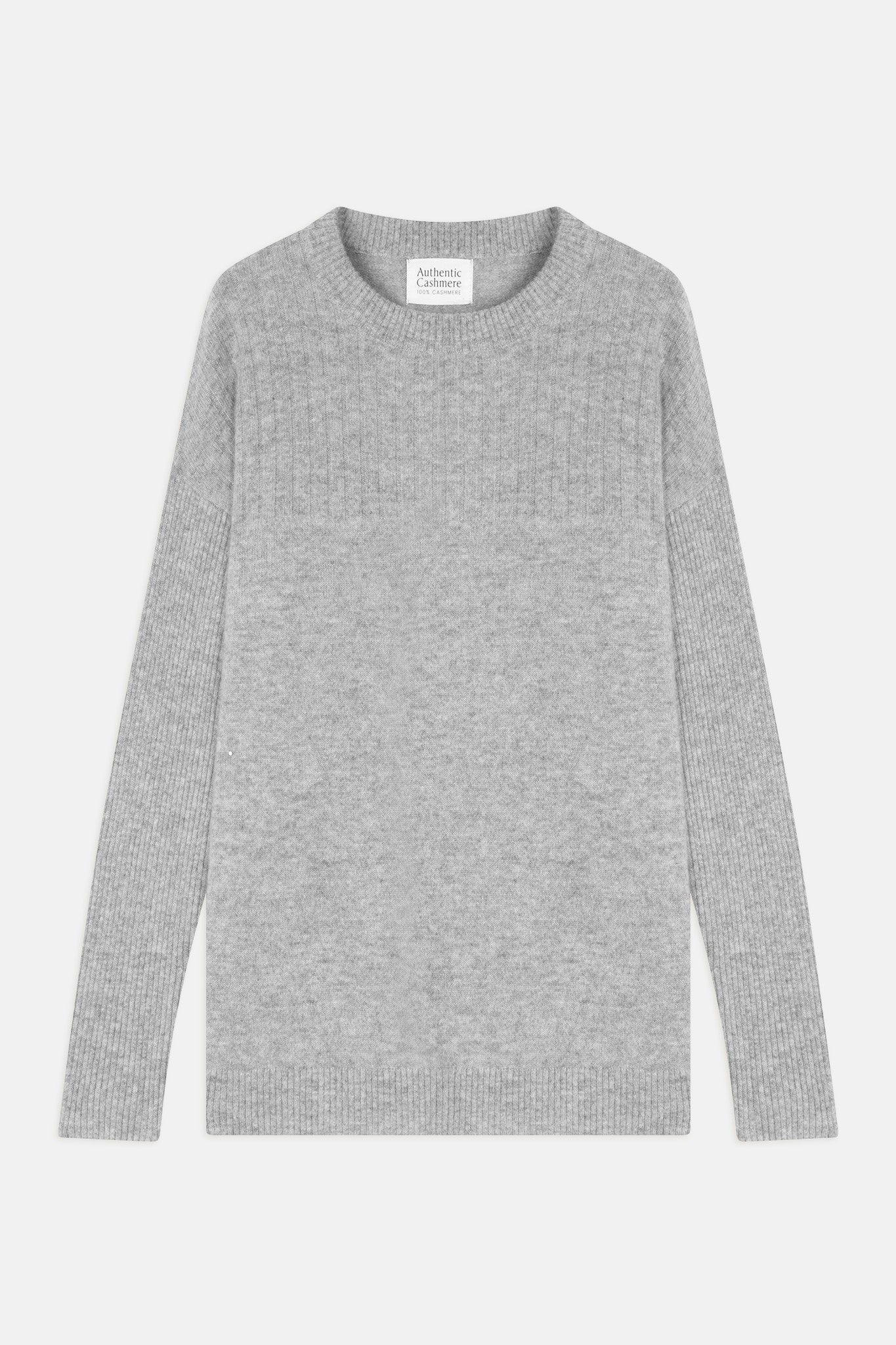 daria pull col rond nuage chiné 100% cachemire