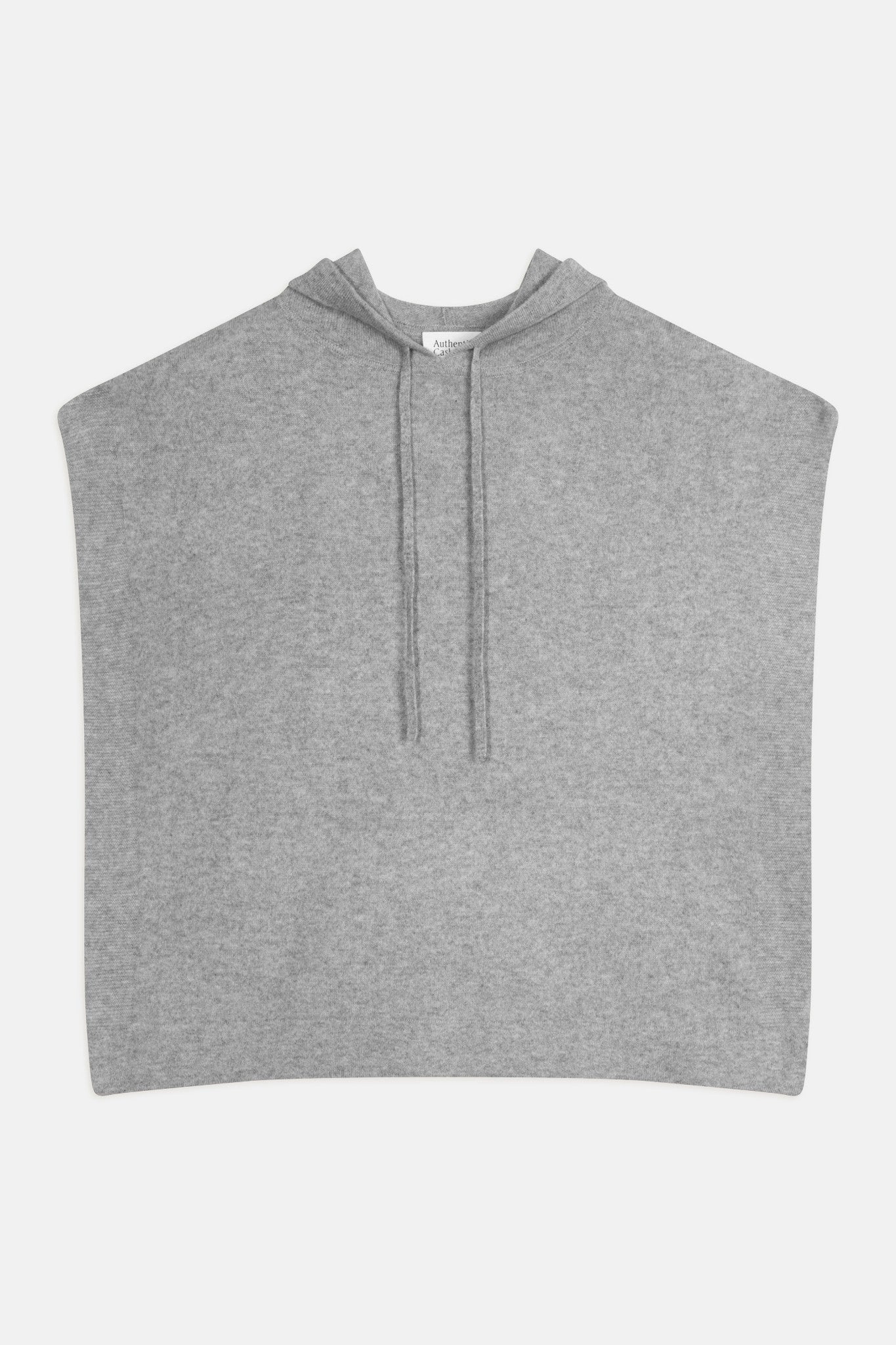 elsa poncho capuche nuage chiné 100% cachemire