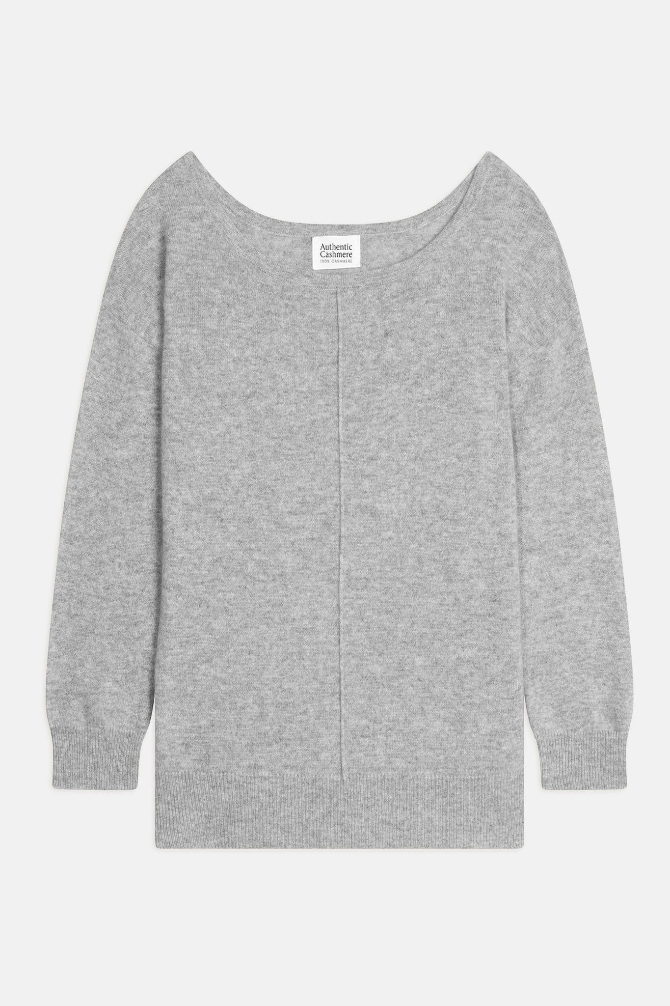 faraut pull col rond nuage chiné 100% cachemire