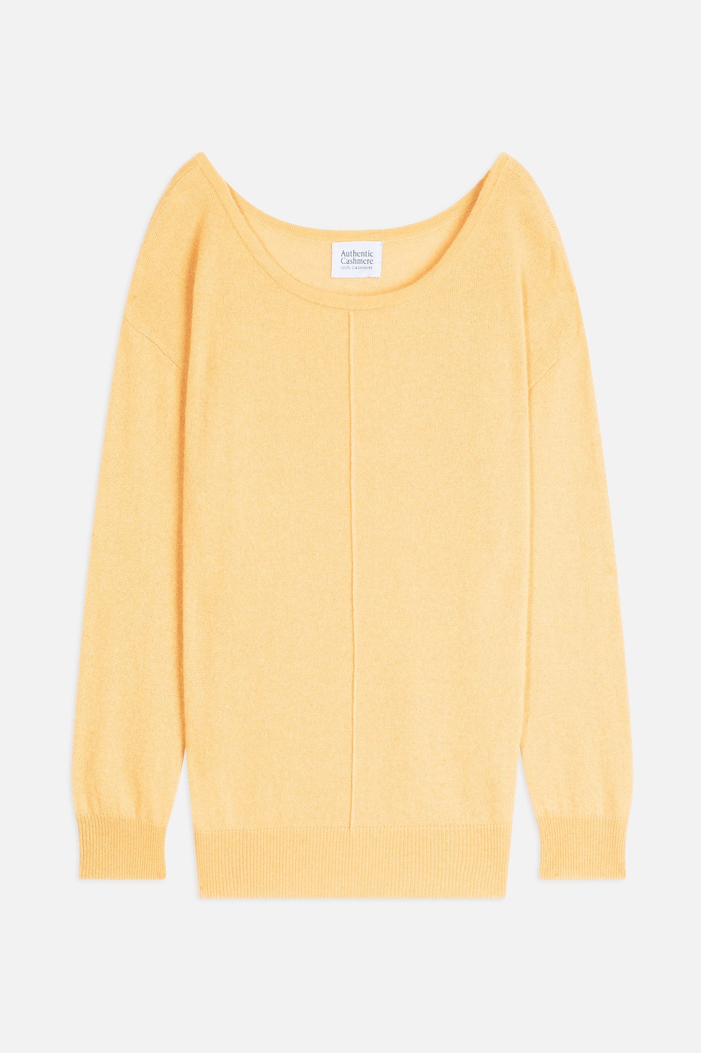 faraut pull col rond vanille 100% cachemire