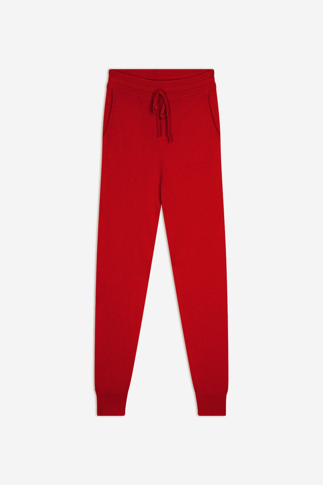 ferrand jogging rouge 100% cachemire