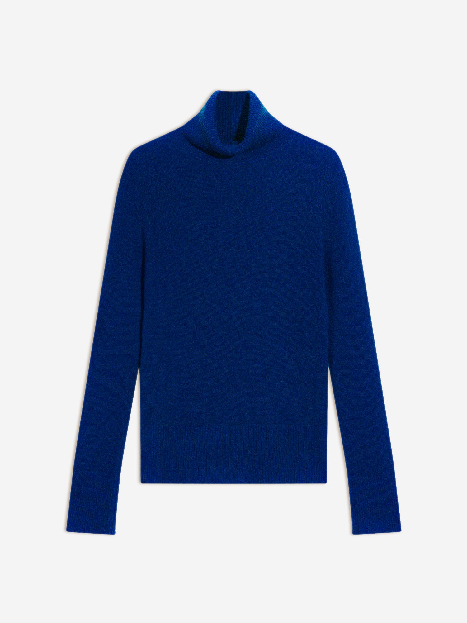 FORNET ultramarine turtleneck sweater 100% cashmere - Authentic