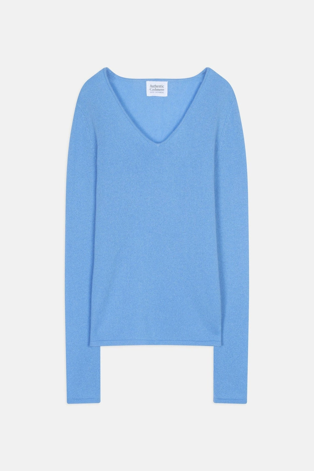 galise pull col v baby blue 100% cachemire