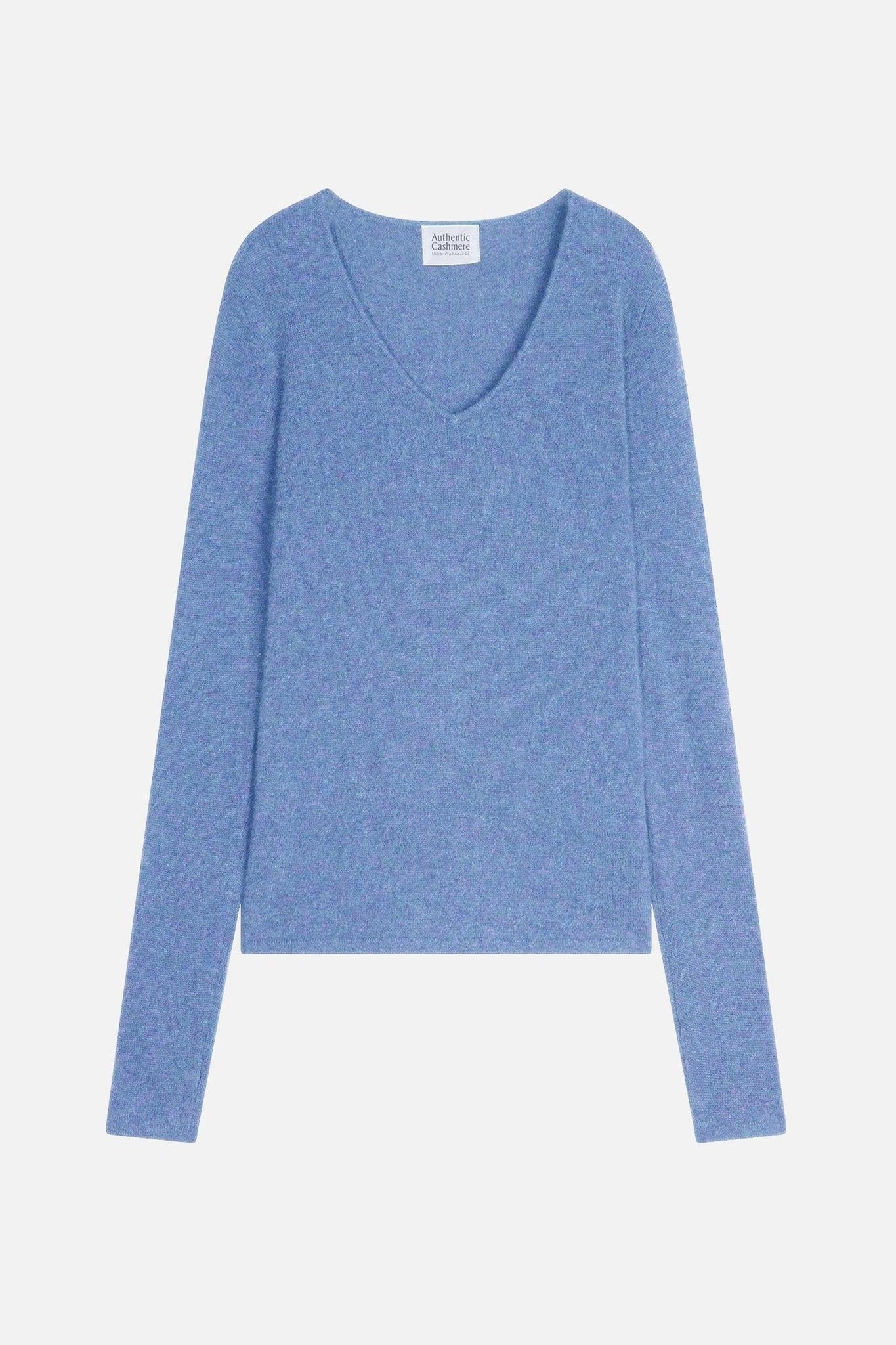 GALISE v-neck sweater sky 100% cashmere