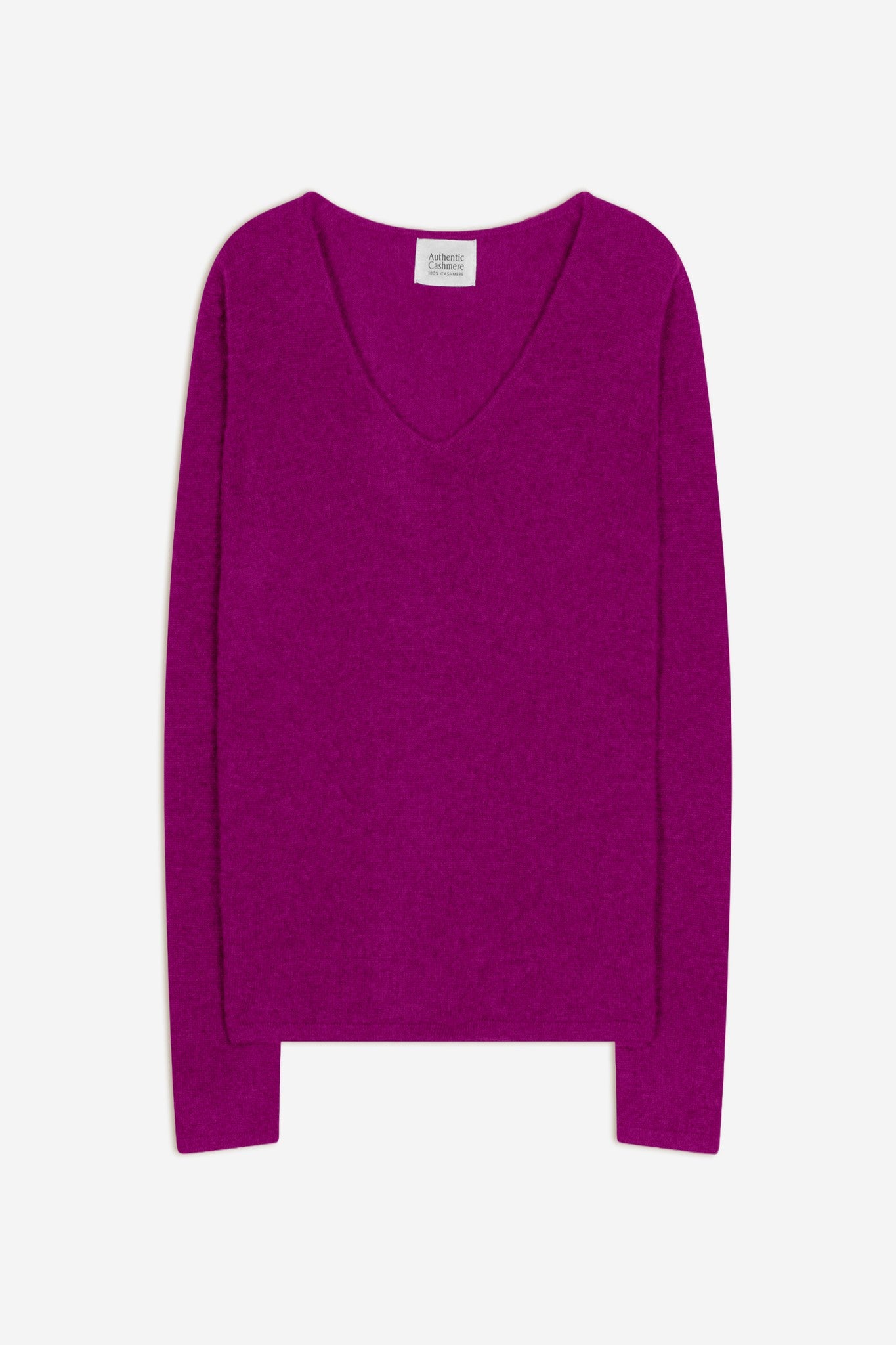 galise pull col v violine 100% cachemire