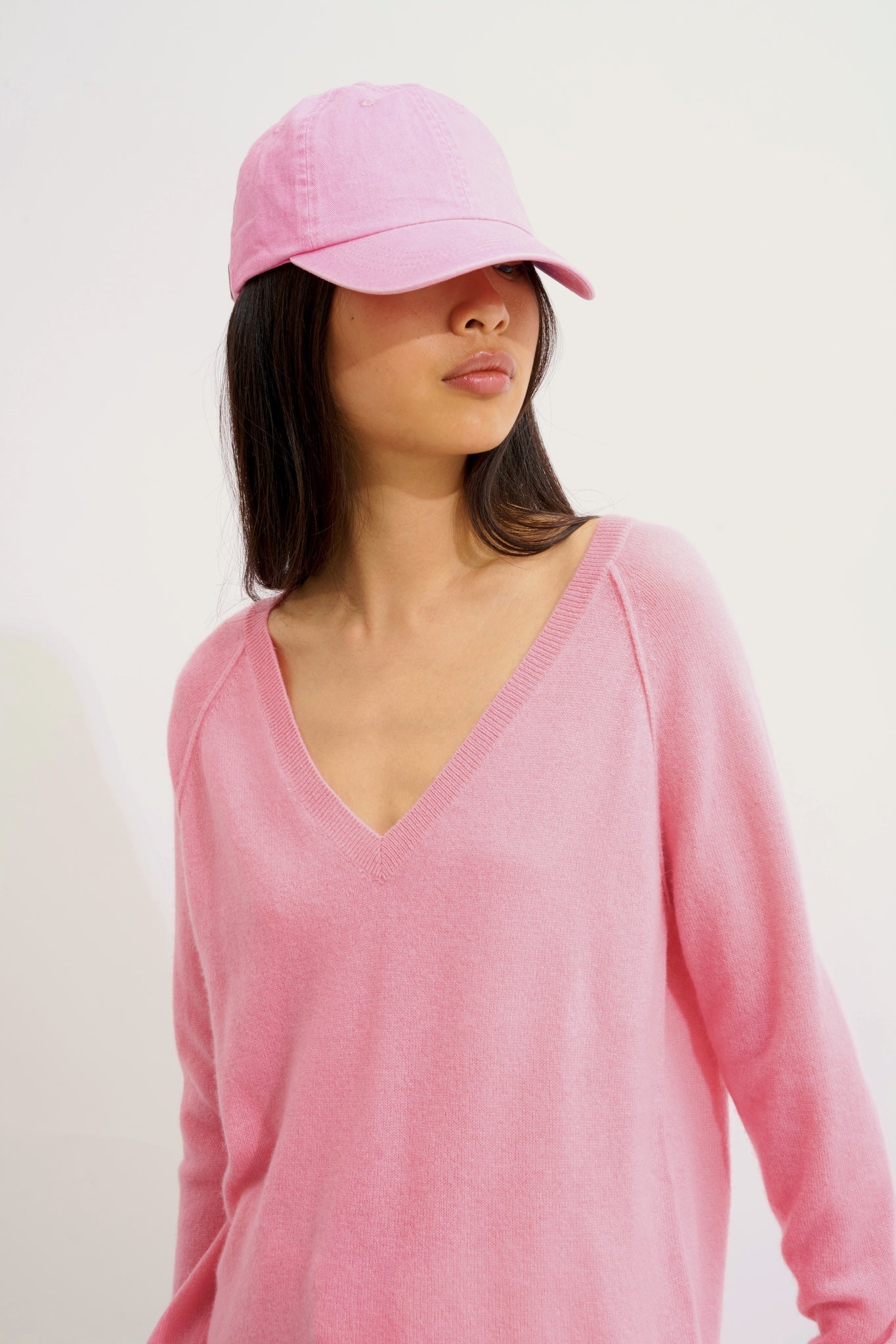 GIUSALET v-neck sweater malabar 100% cashmere