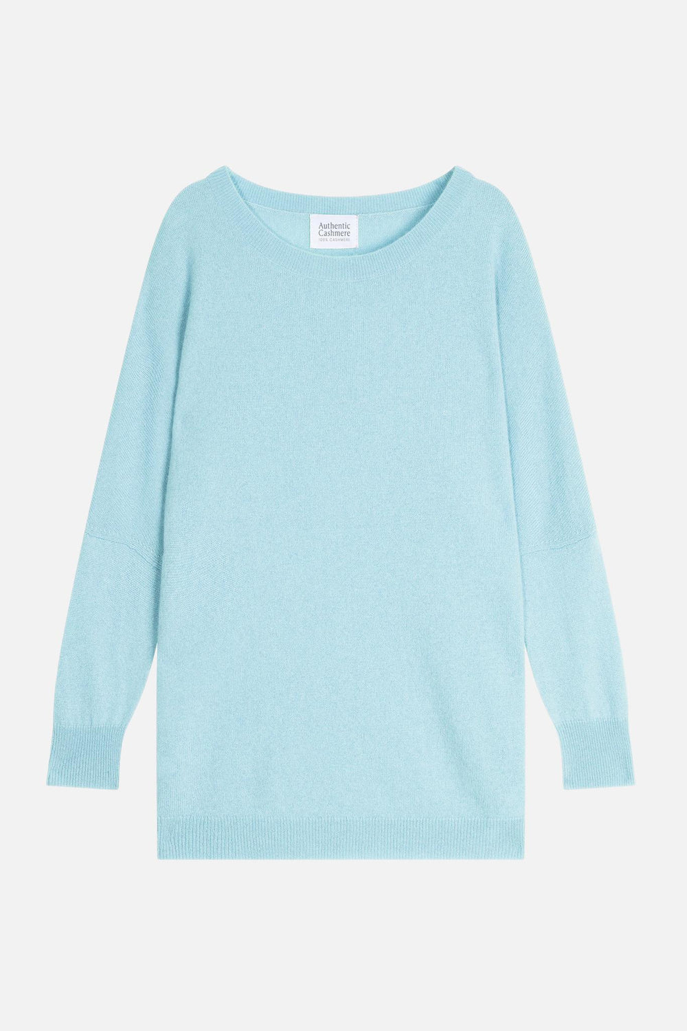 GOLÉON Fledermauspullover aqua 100% Kaschmir