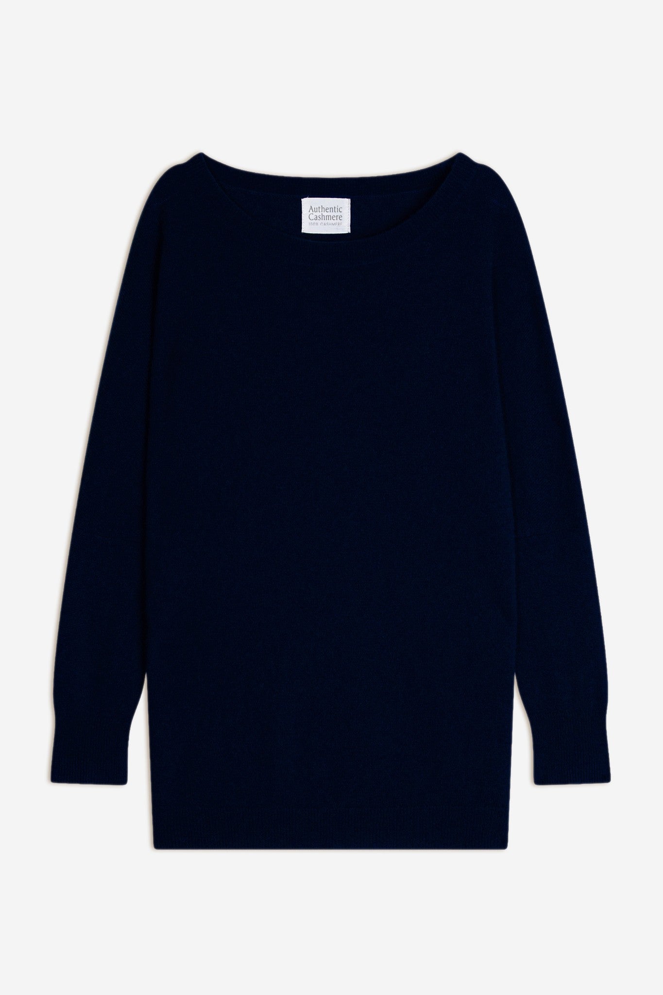 goléon pull chauve souris navy 100% cachemire