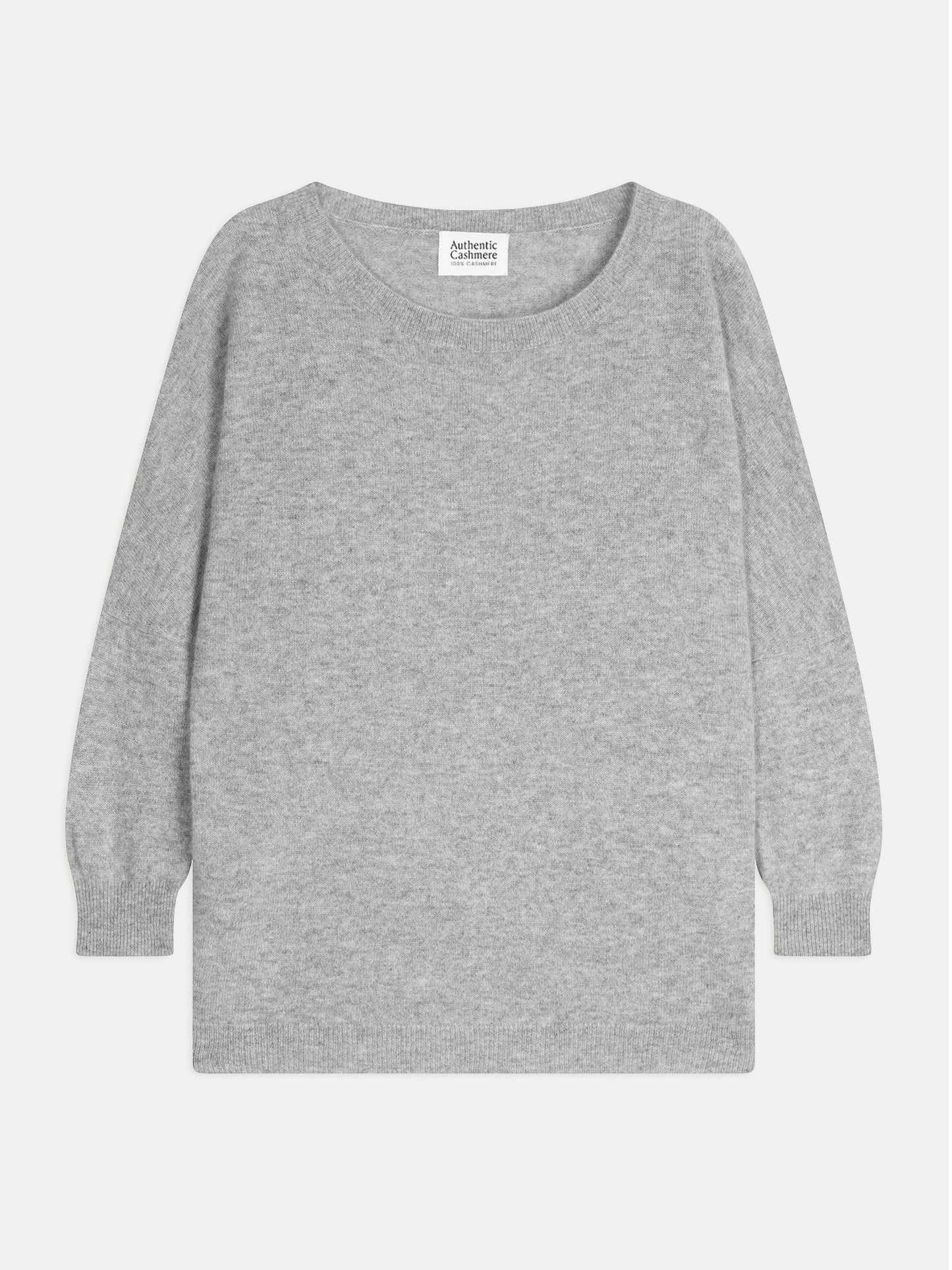 GOLÉON pull chauve souris nuage chiné 100% cachemire