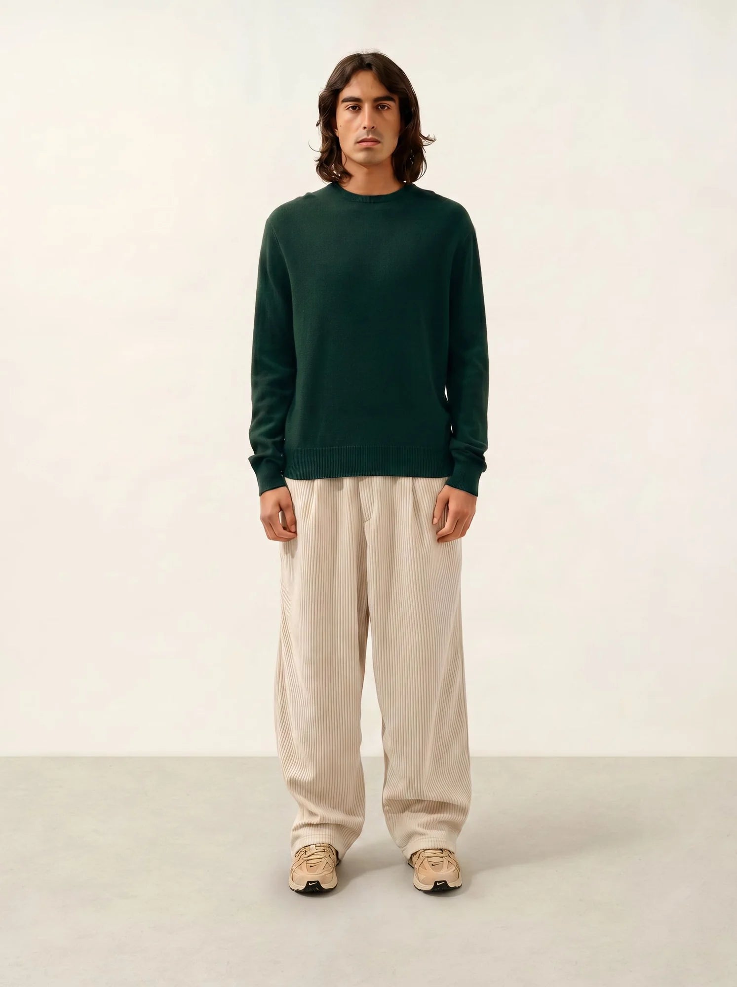 AIGLIÈRE Pull Col Rond Cyprès