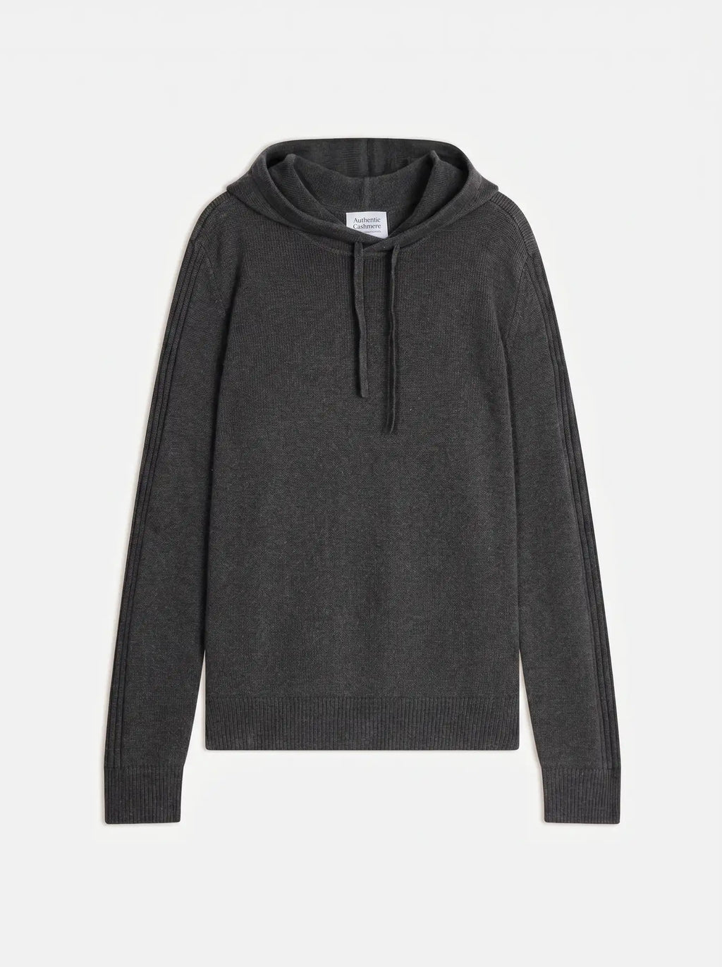BENDT Pull Capuche 4 Fils Anthracite Chiné