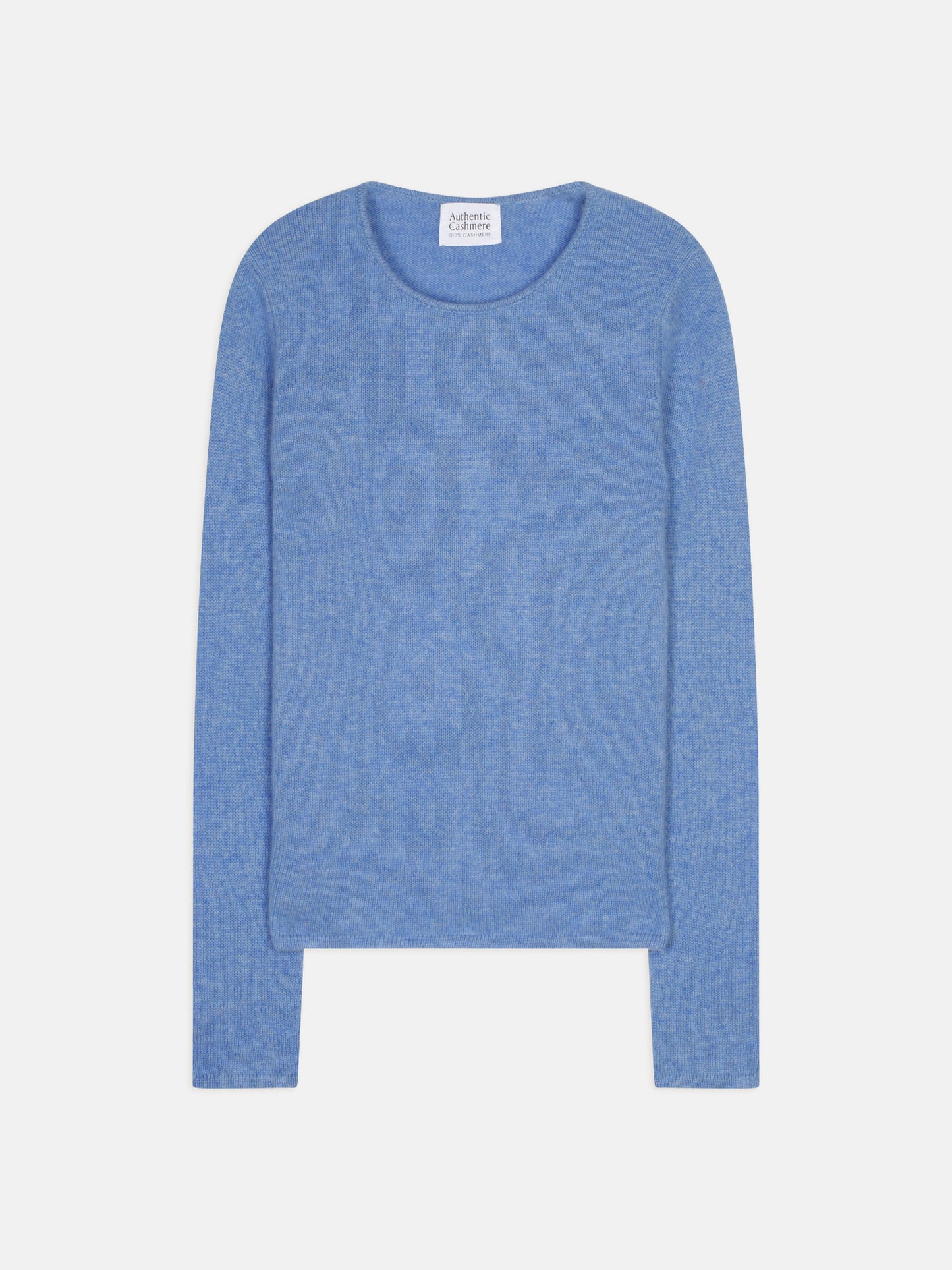 IVY Pullover mit Rundhalsausschnitt 4 Fäden sky 100% Kaschmir