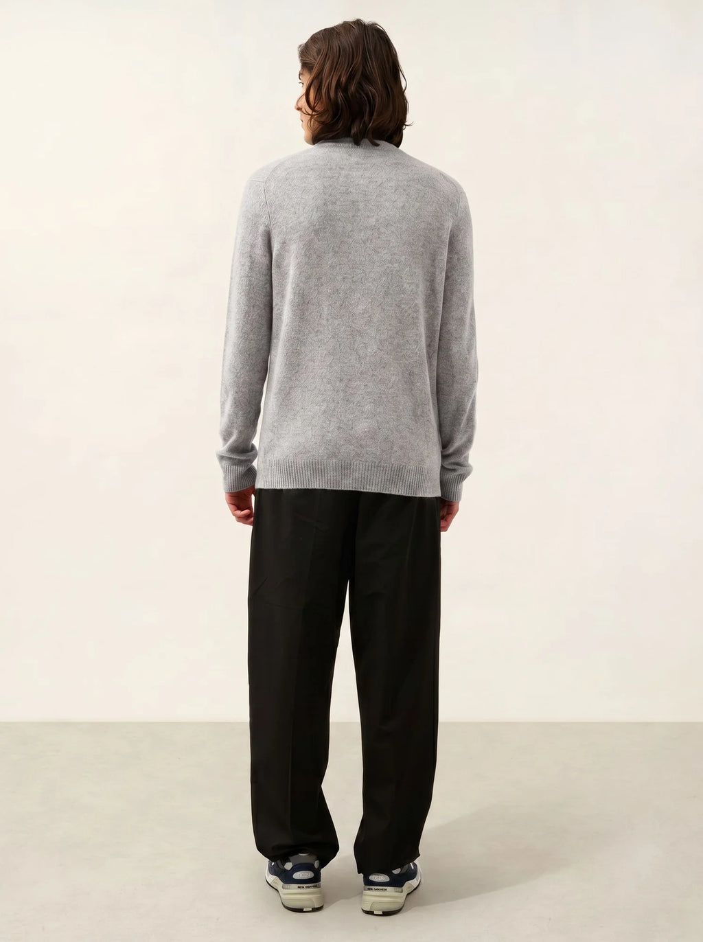 LYNA Pull Camionneur 4 Fils Nuage Chiné