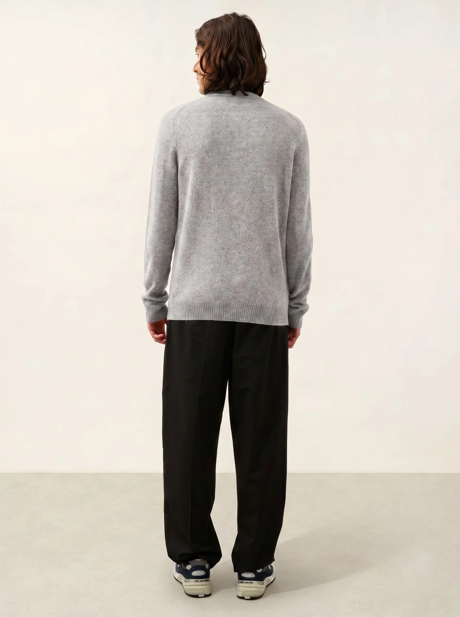 LYNA Pull Camionneur 4 Fils Nuage Chiné