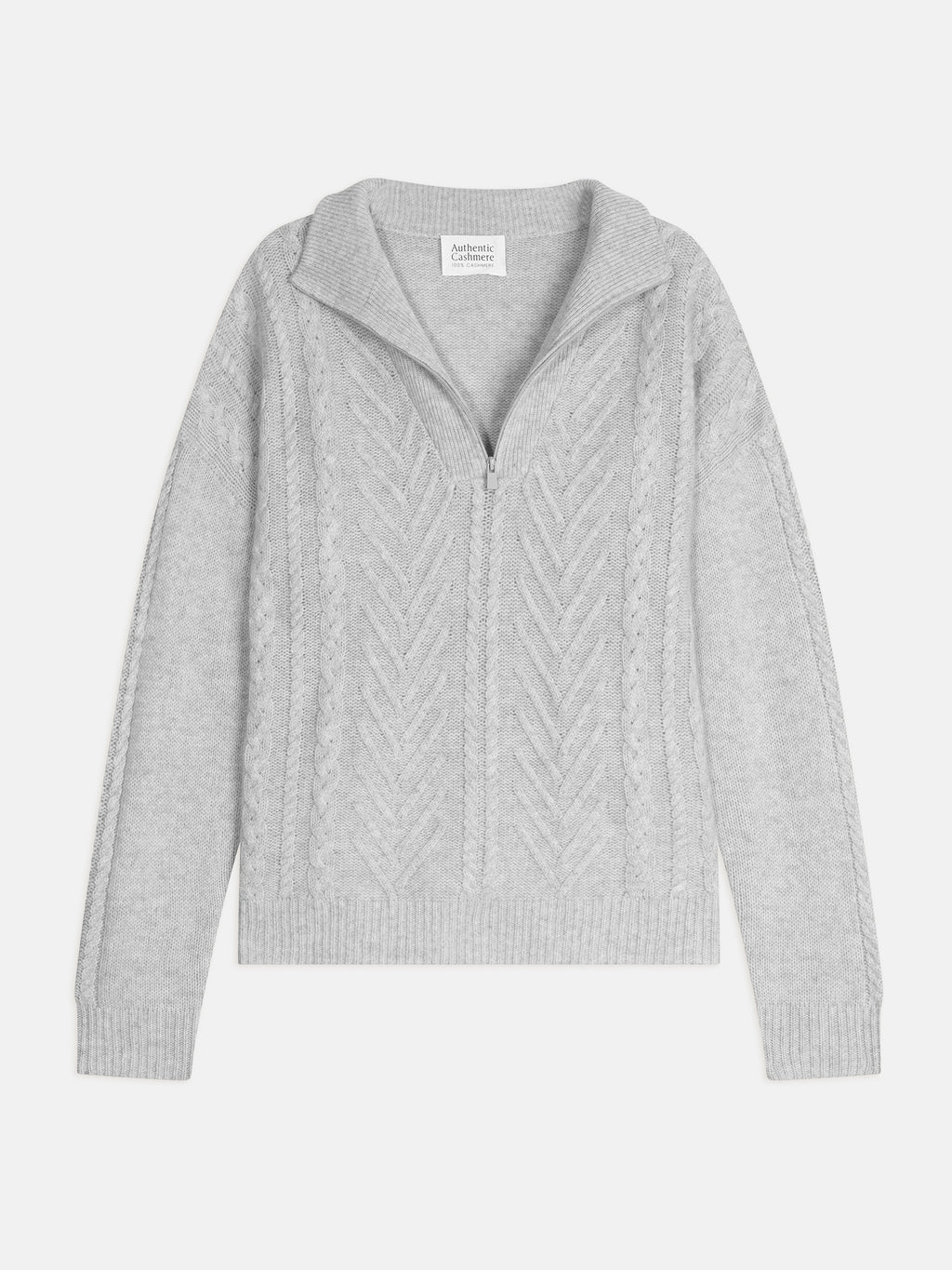 JALUS pull camionneur 6 fils glacier chiné 100% cachemire
