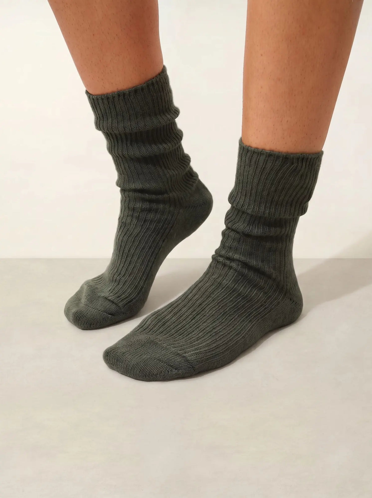 Chaussettes 4 Fils Kaki