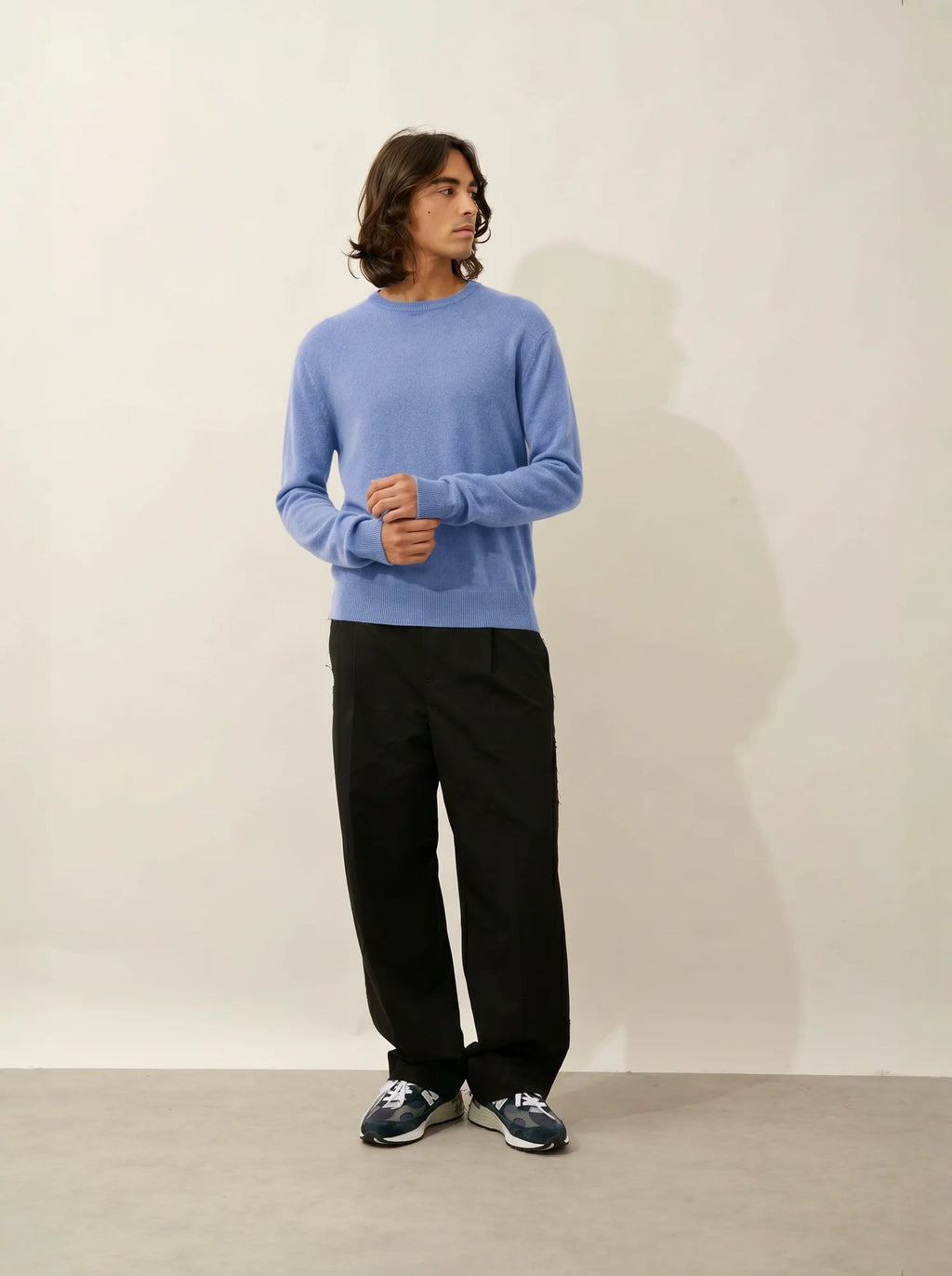 AIGLIÈRE Pull Col Rond Ciel
