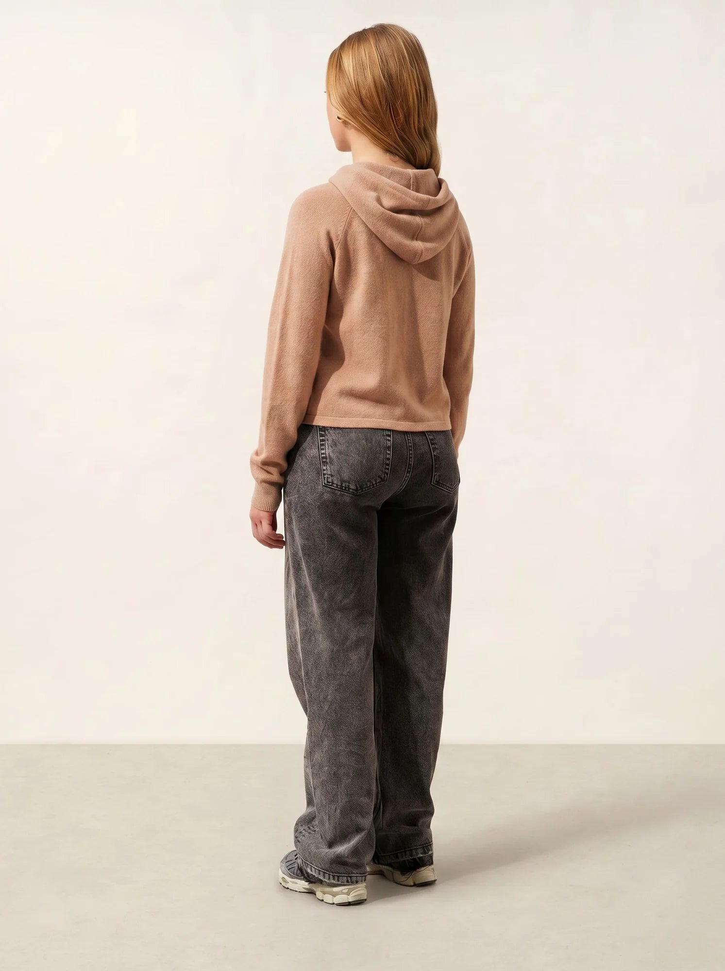 YARLSIDE Pull Capuche Camel Chiné