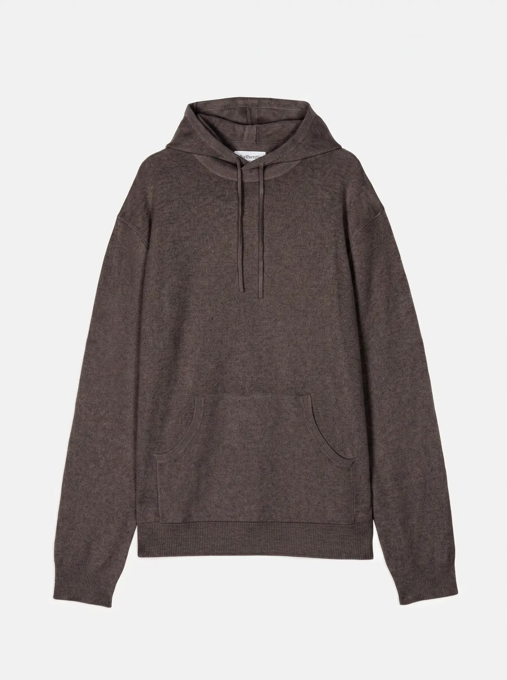 CASPER Pull Capuche Poche Kangourou Taupe Chiné