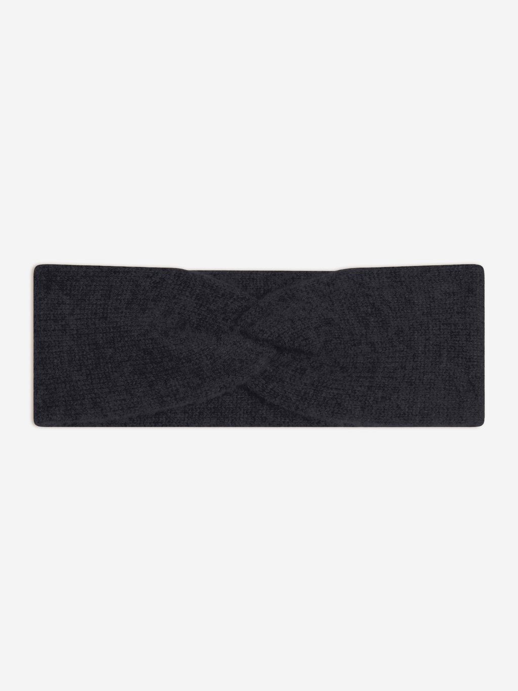 LANA bandeau 4 fils noir chiné 100% cachemire
