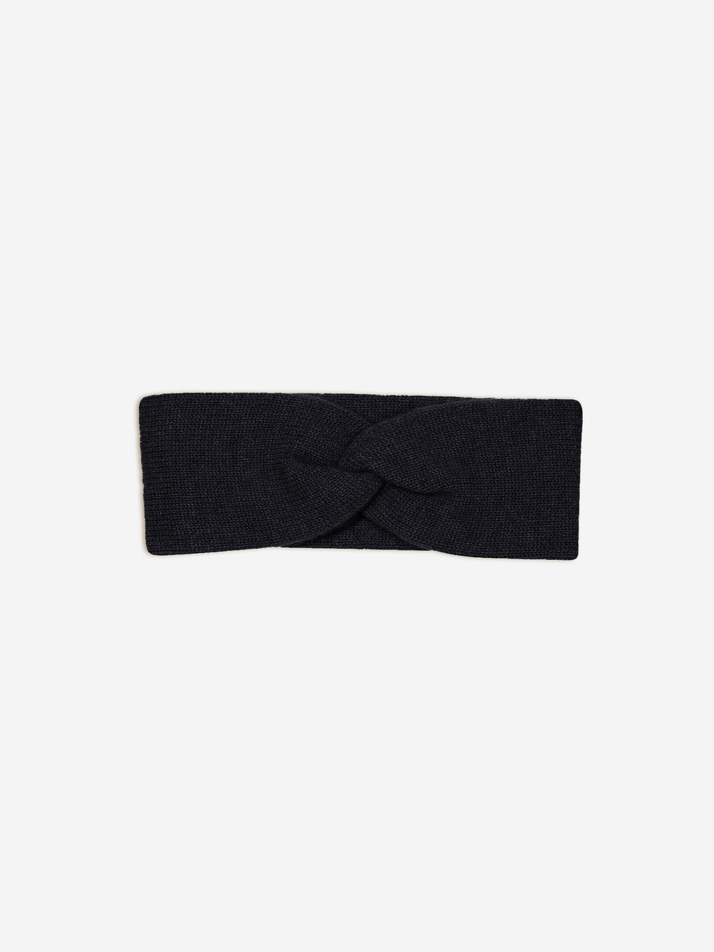 LANA bandeau 4 fils noir chiné 100% cachemire