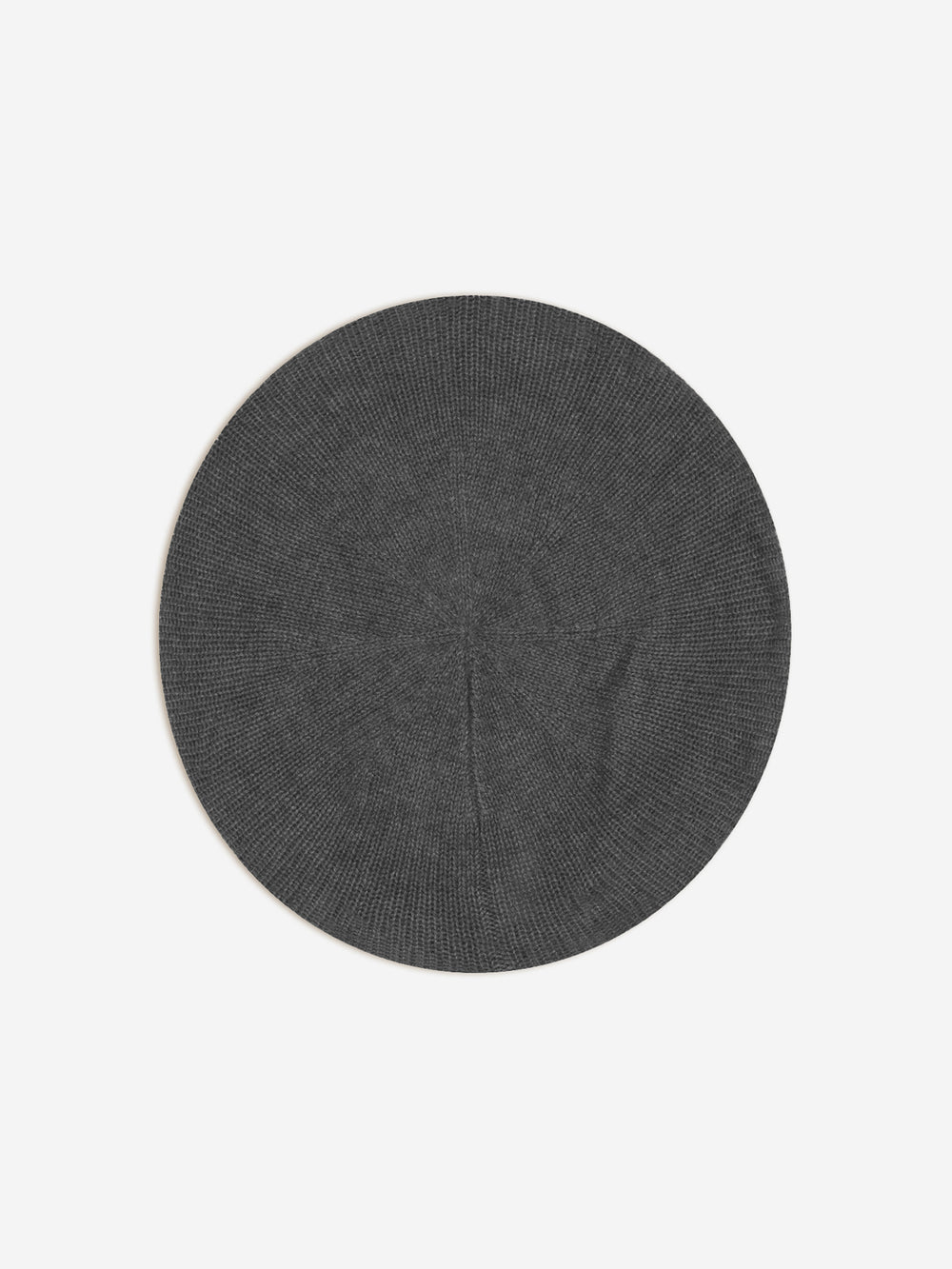 LIWI béret 4 fils anthracite chiné 100% cachemire