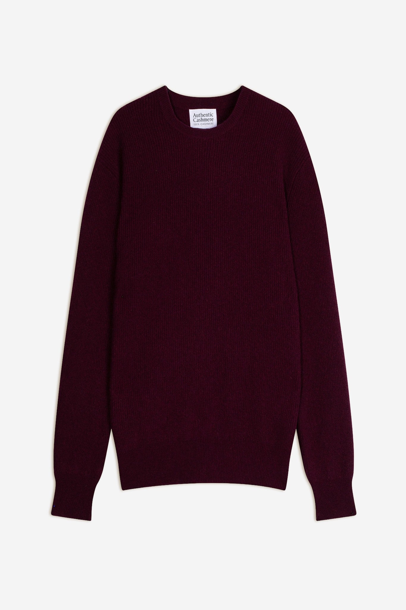 luffy pull col rond mûre 100% cachemire