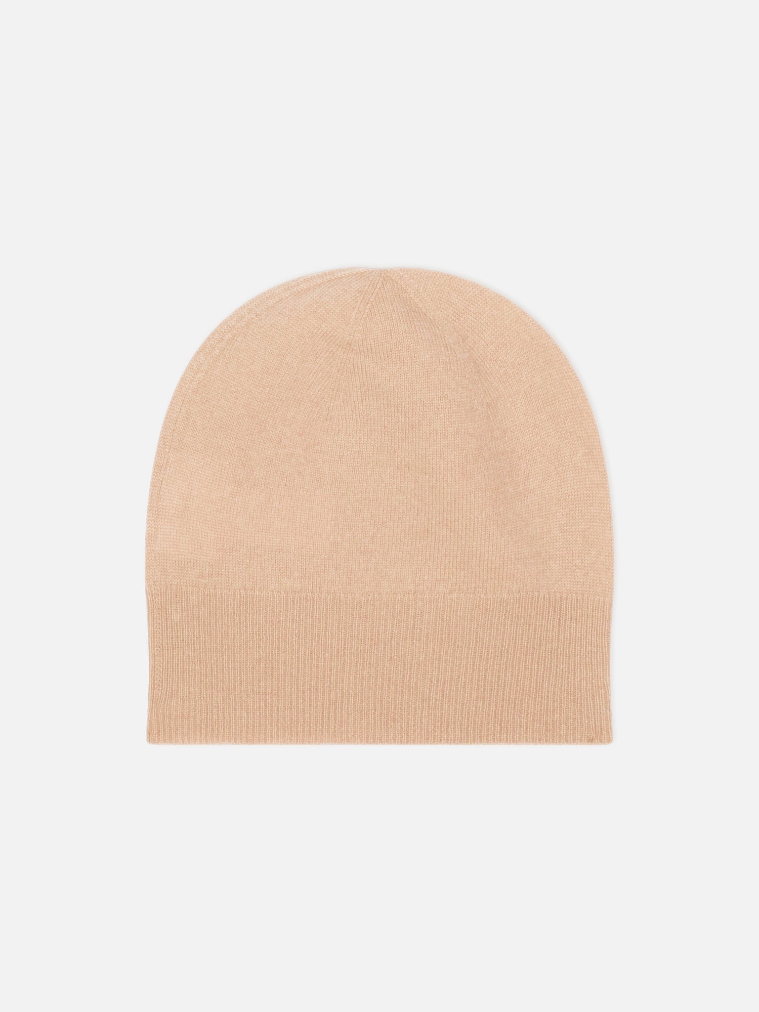 MANTI beige beanie, 100% cashmere