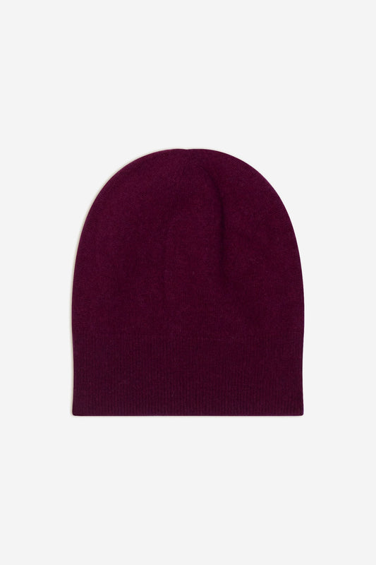 manti bonnet bordeaux 100% cachemire