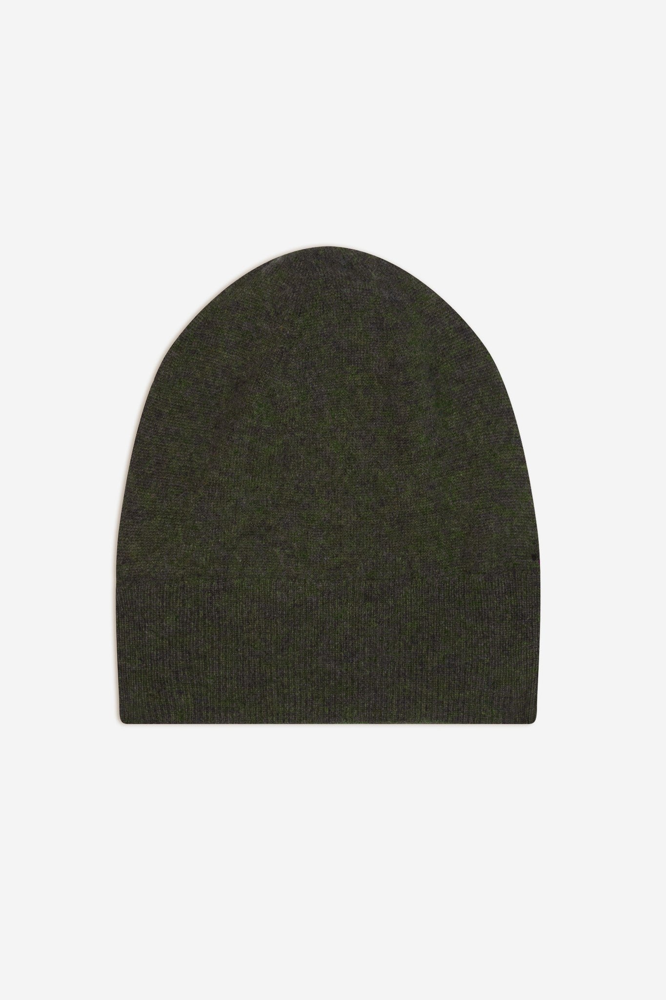 manti bonnet kaki chiné 100% cachemire